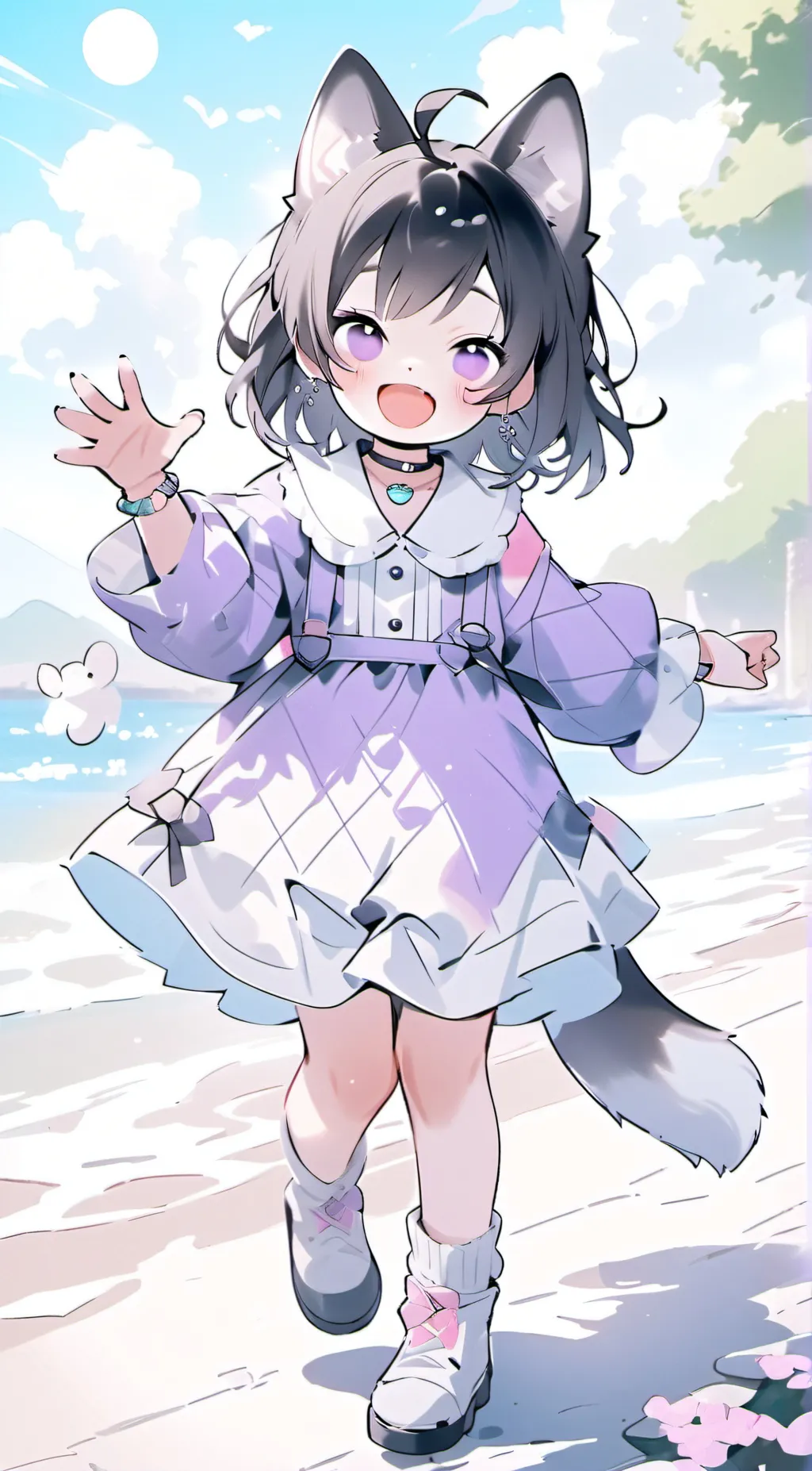 ai character: Smiling critters! background