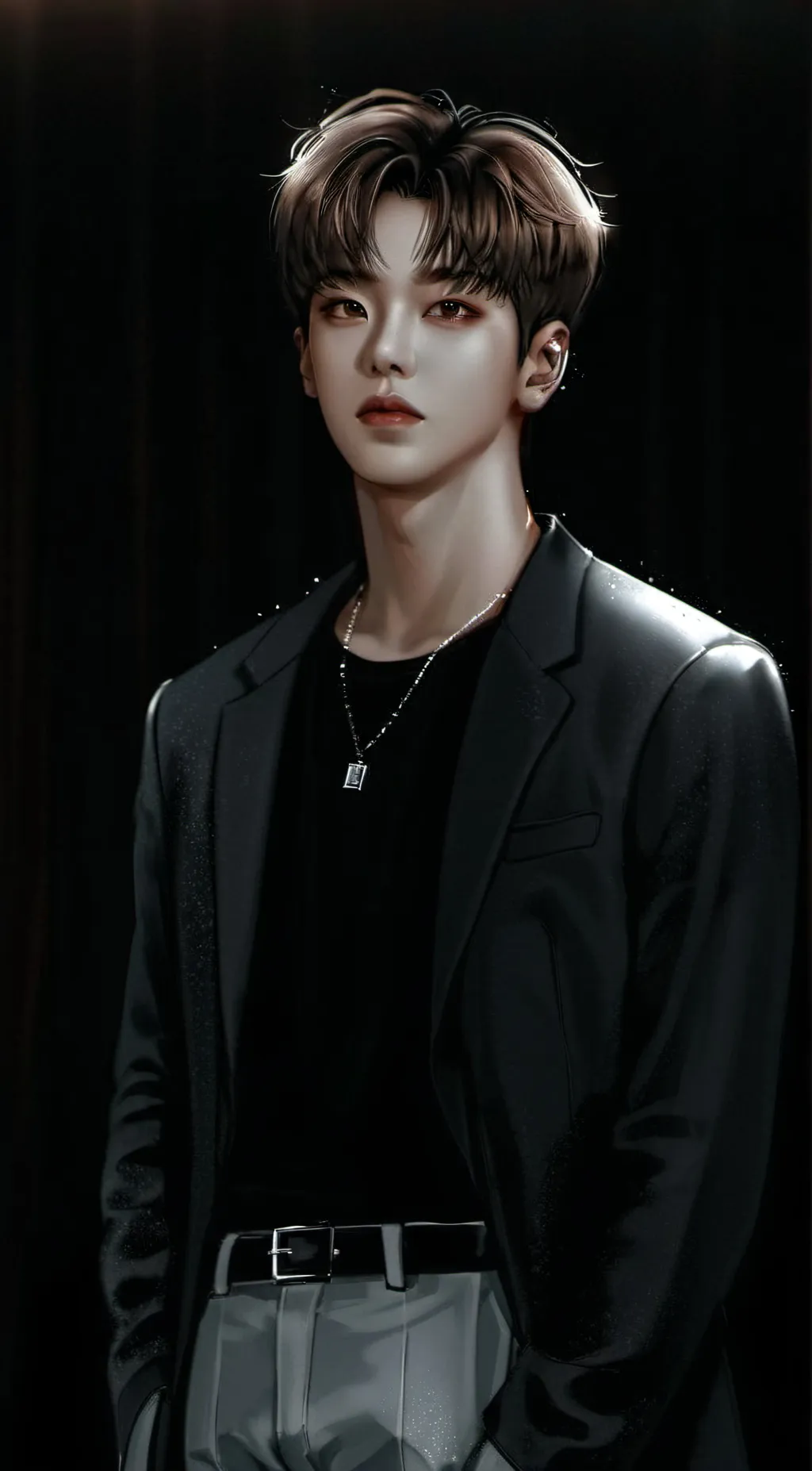 ai character: hyunjin (your Bf) background