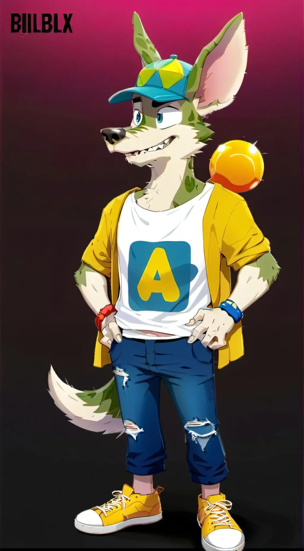 ai character: gwimbly  background