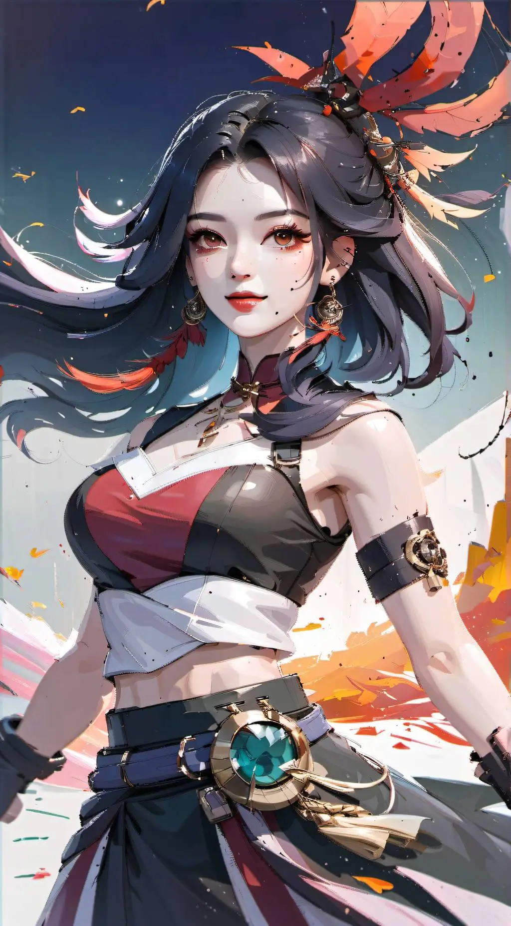 ai character: Amanda background