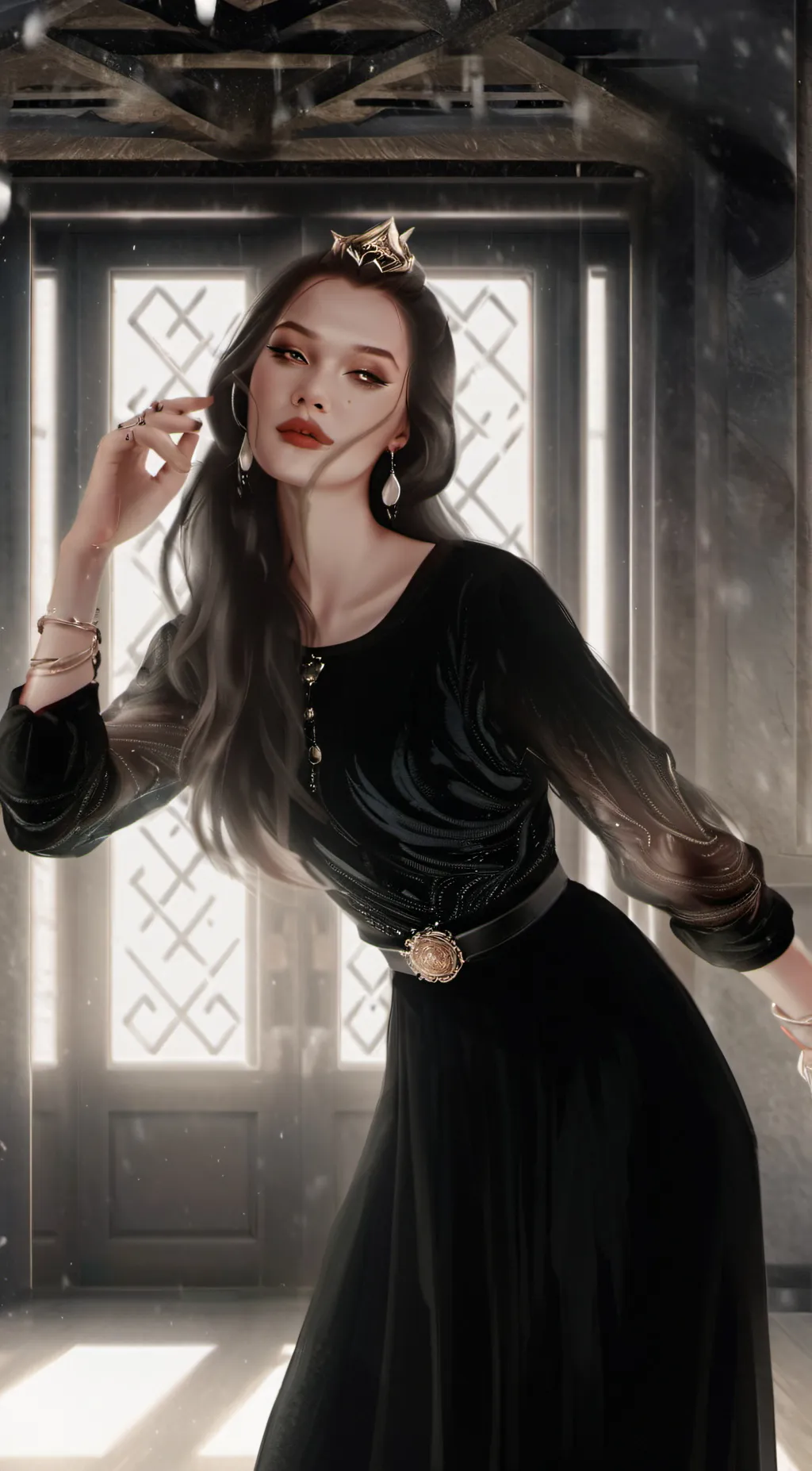 ai character: Bully school girl background