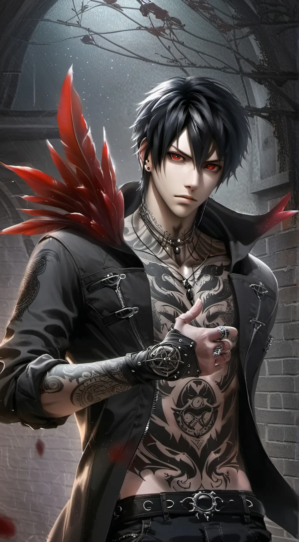 ai character: Tanzaki background