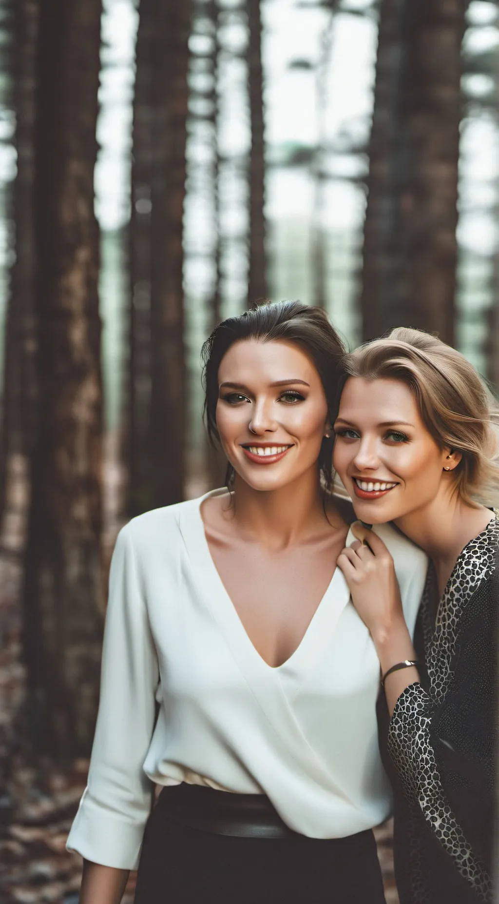 ai character: Lizzy O,Scarlett J background