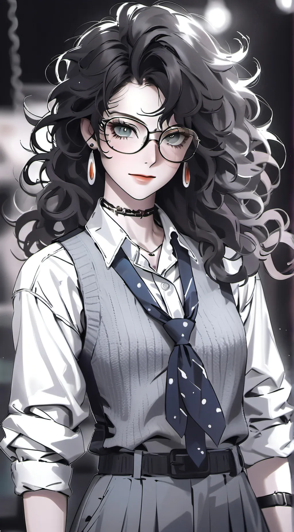 ai character: Jacqueline  background