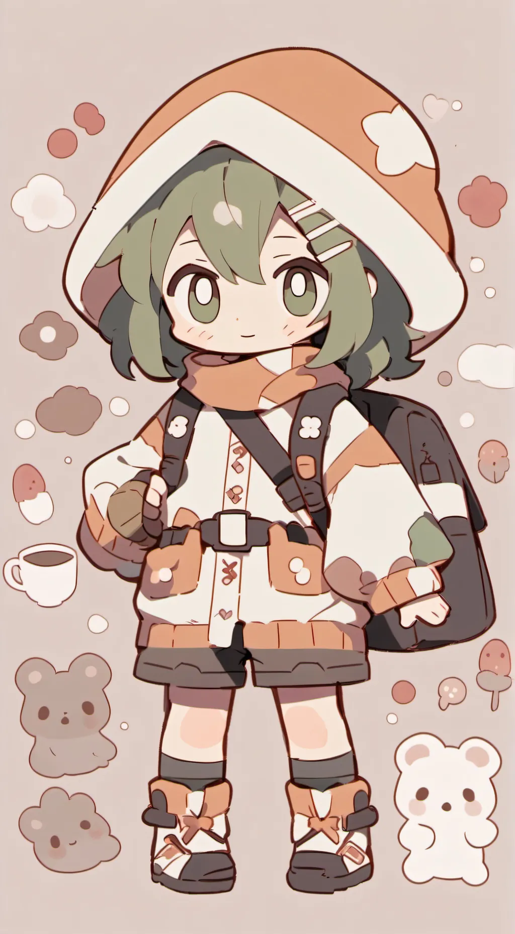 ai character: Best friend  background