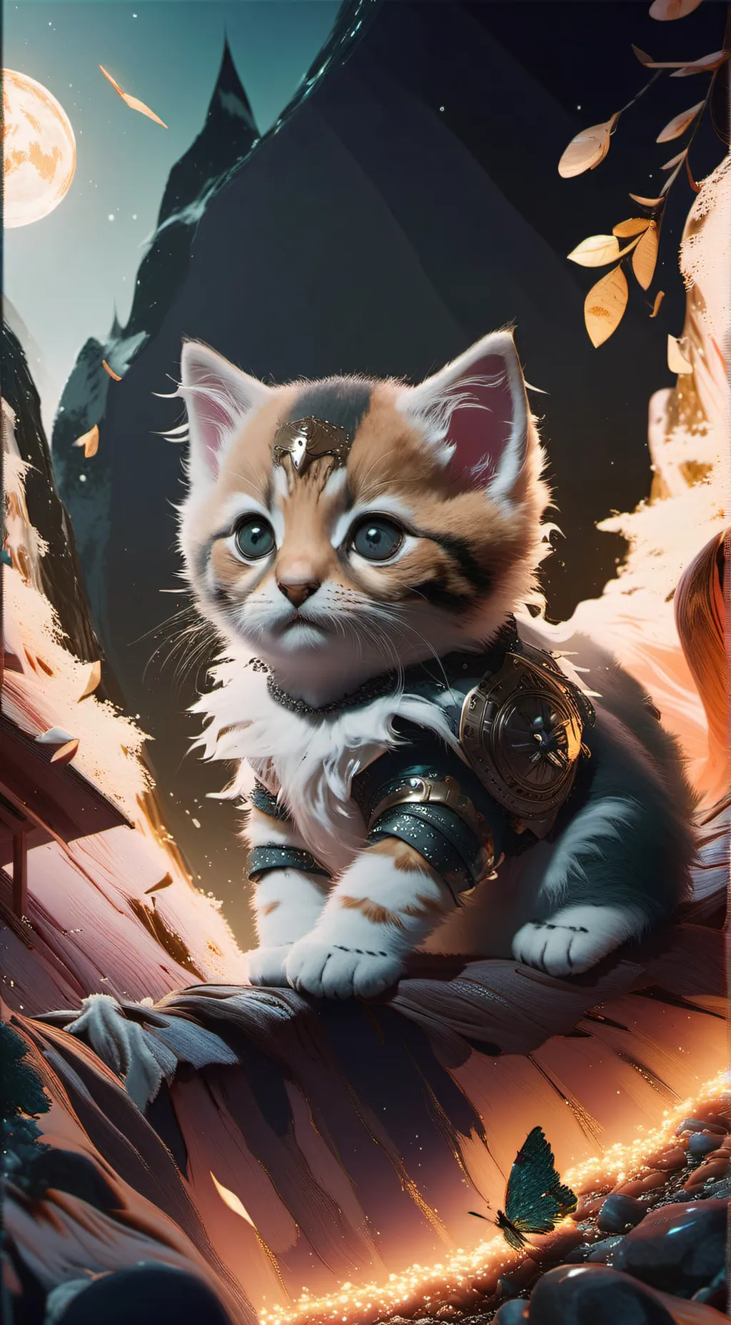 ai character: Mushroom background