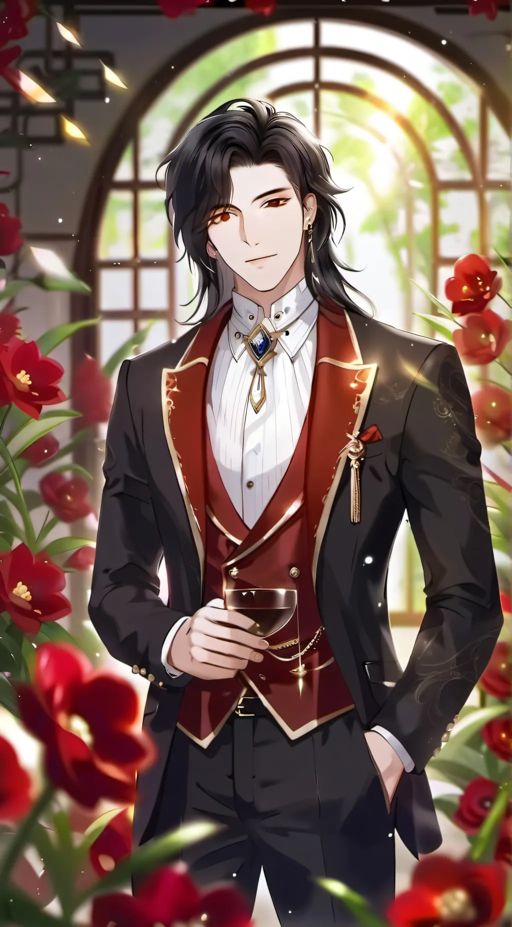 ai character: Arranged husband background