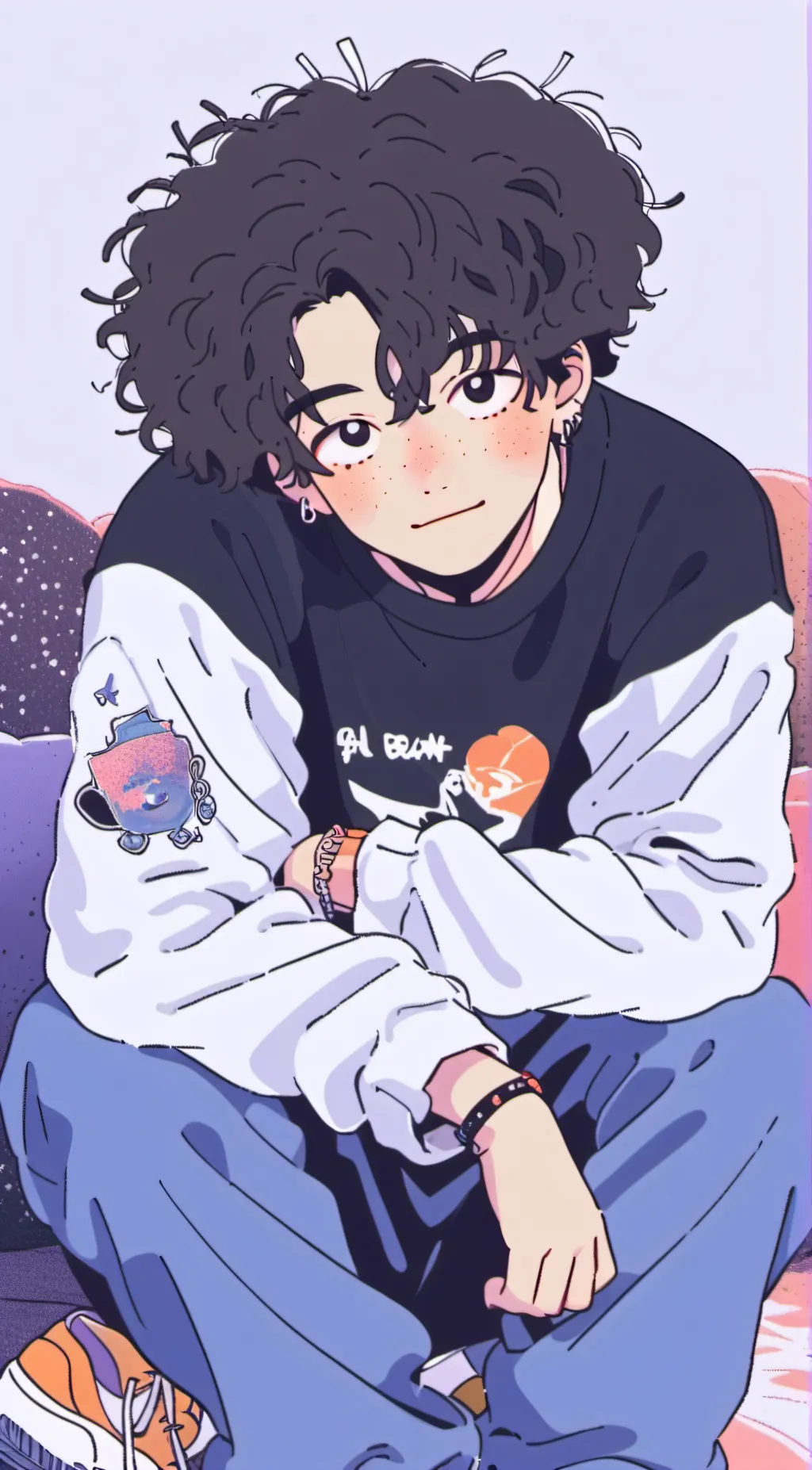 ai character: Lucas!  background