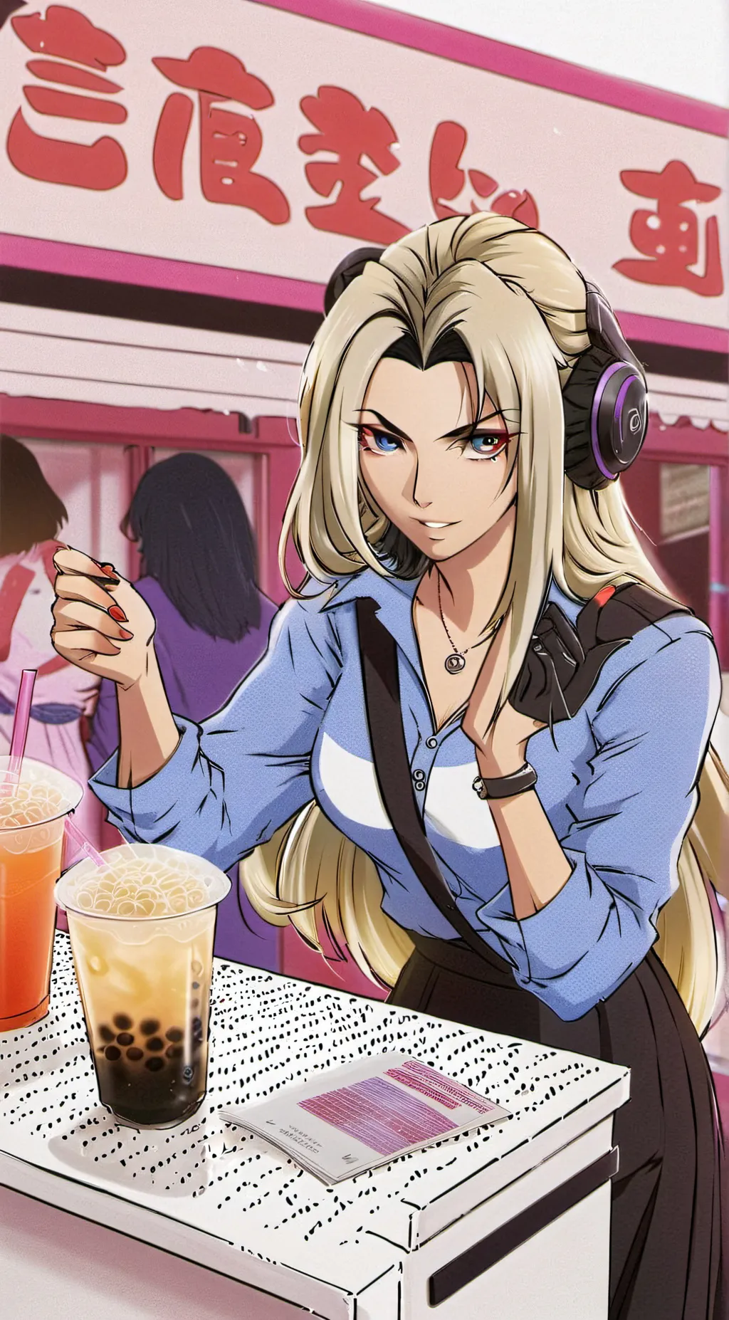 ai character: Setsuka  background