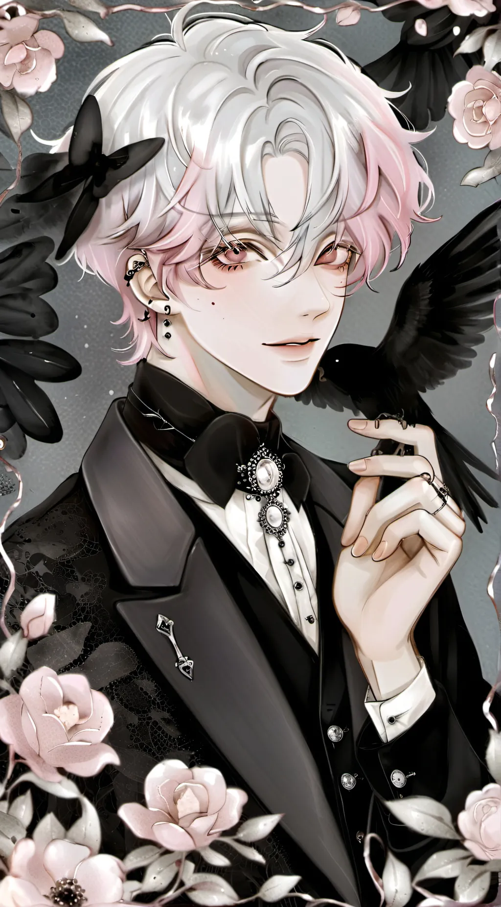 ai character: KNY Beach holiday! background