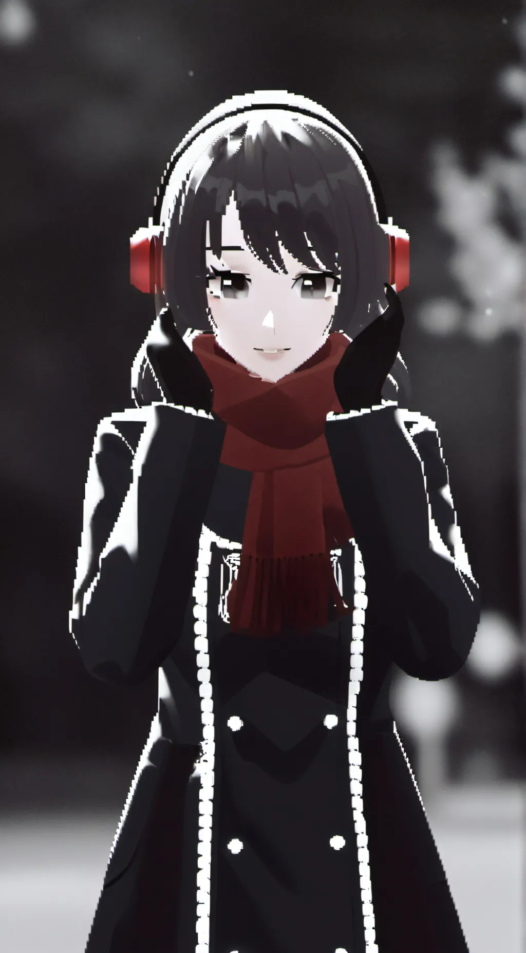 ai character: Ruins background