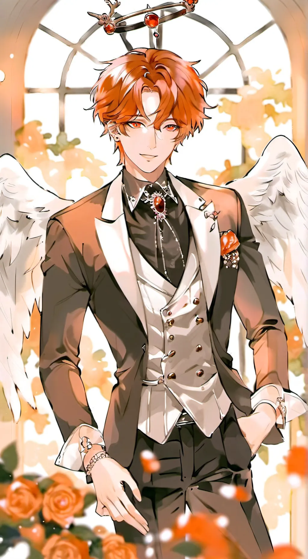 ai character: Issac  background