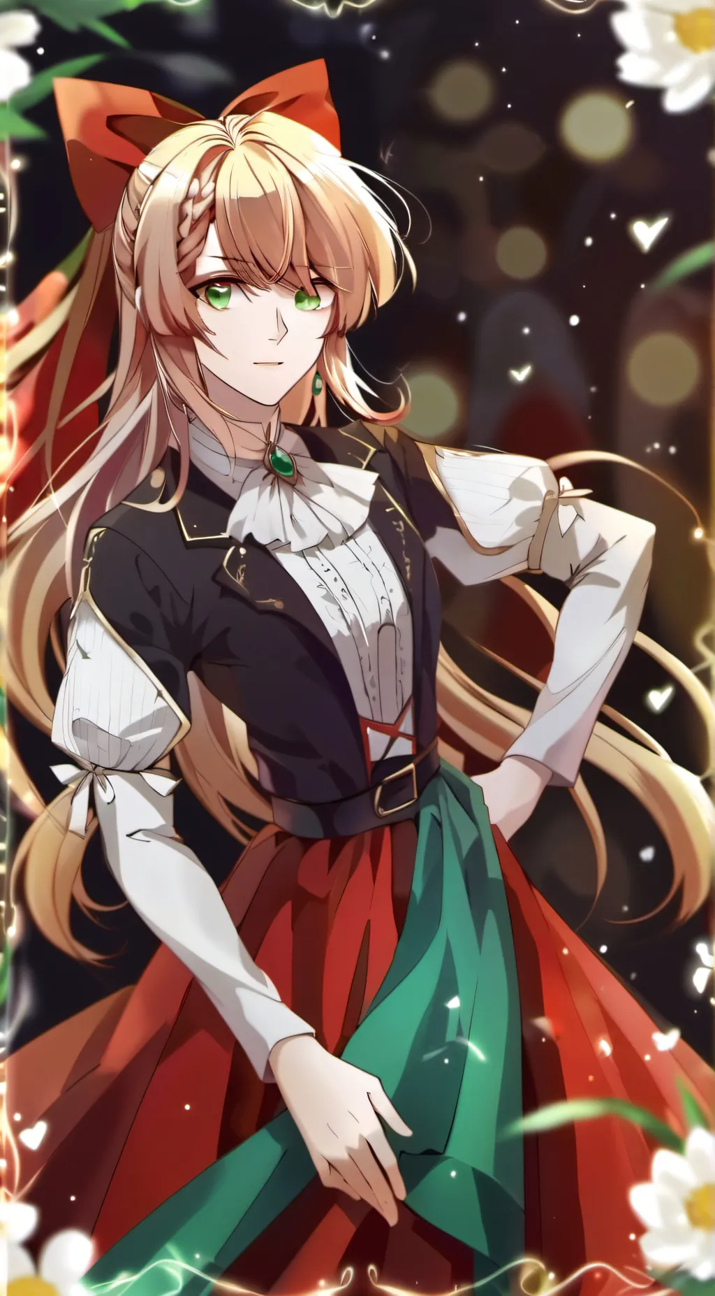 ai character: Elizabith Afton background