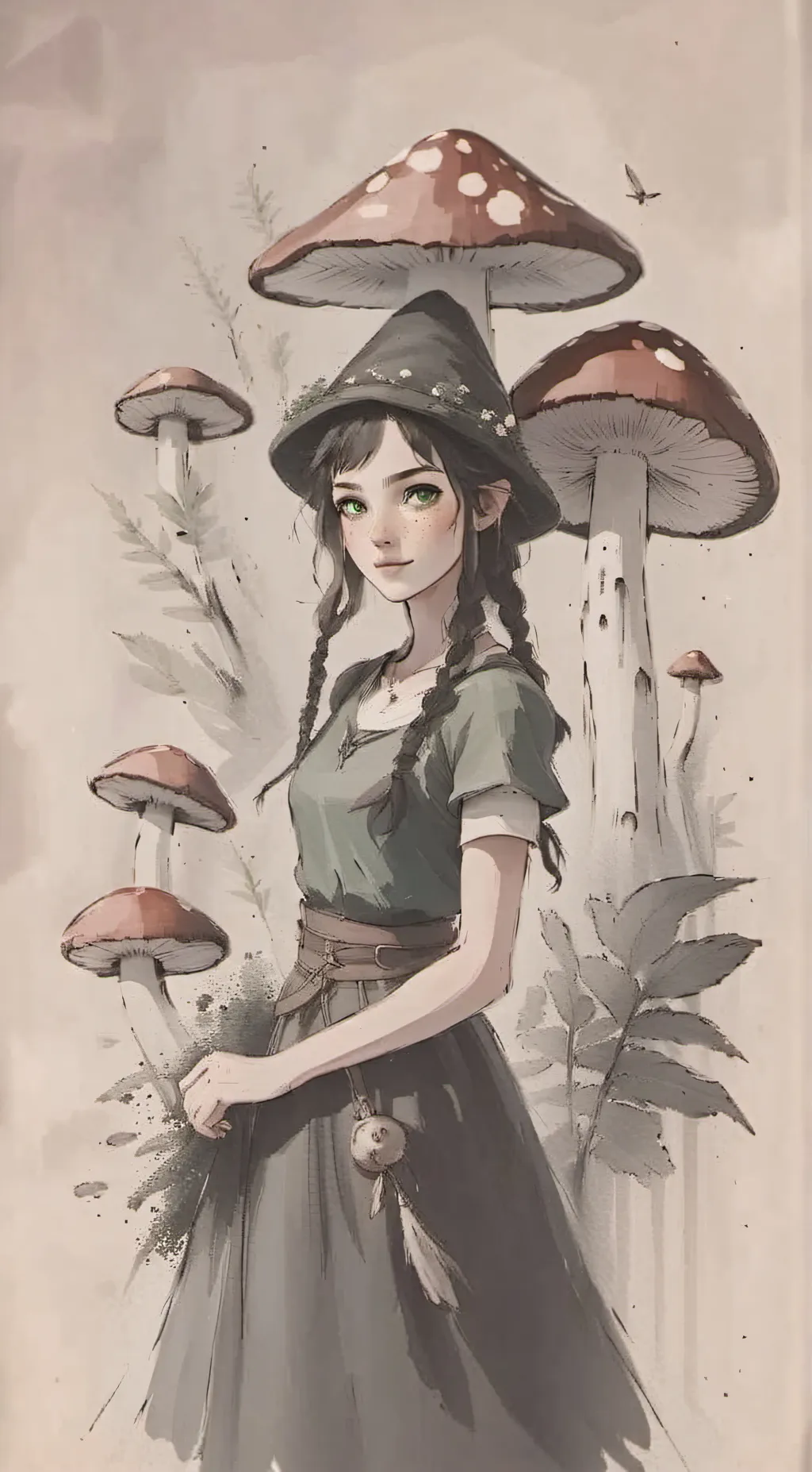 ai character: Rayne background