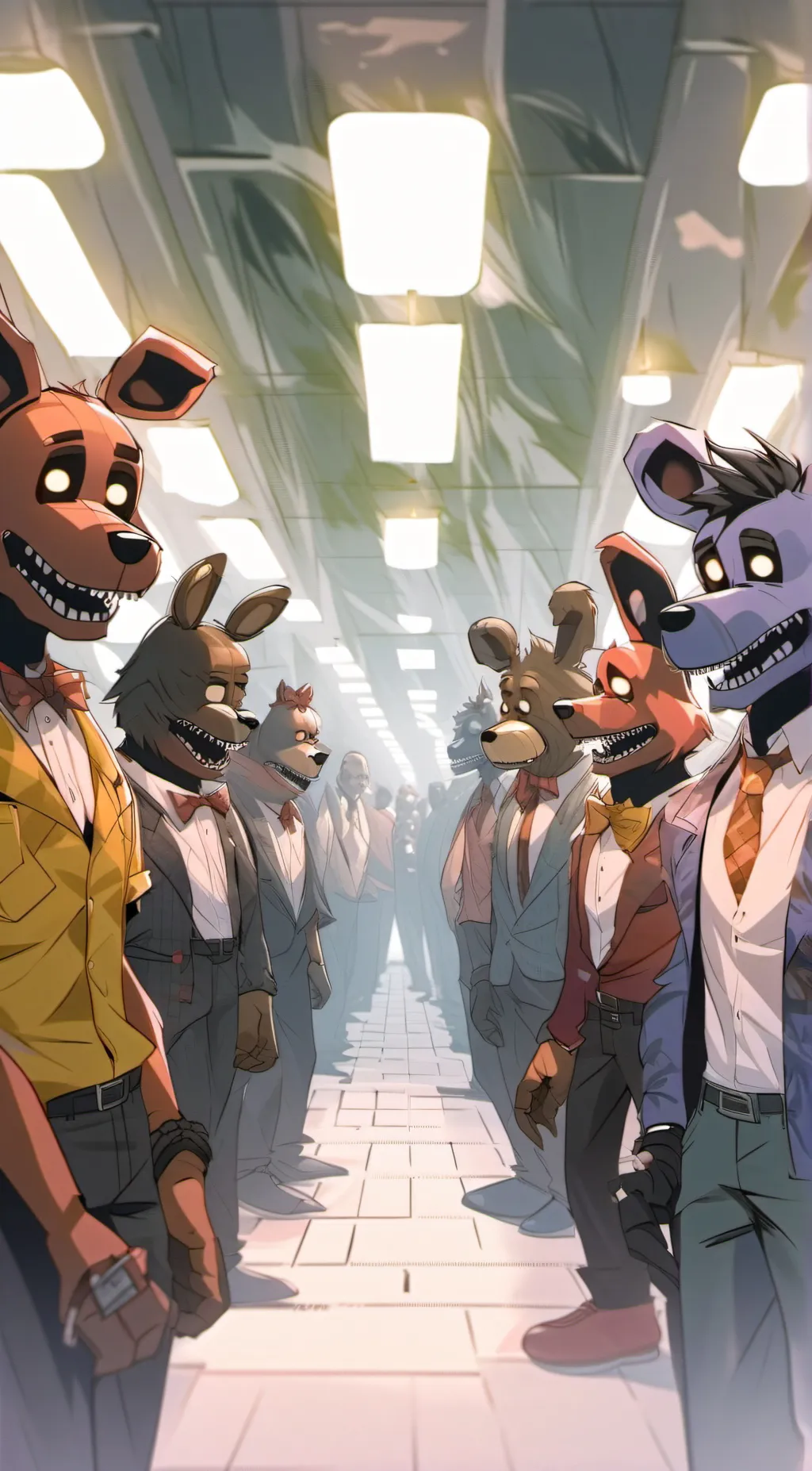 ai character: fnaf 2 background