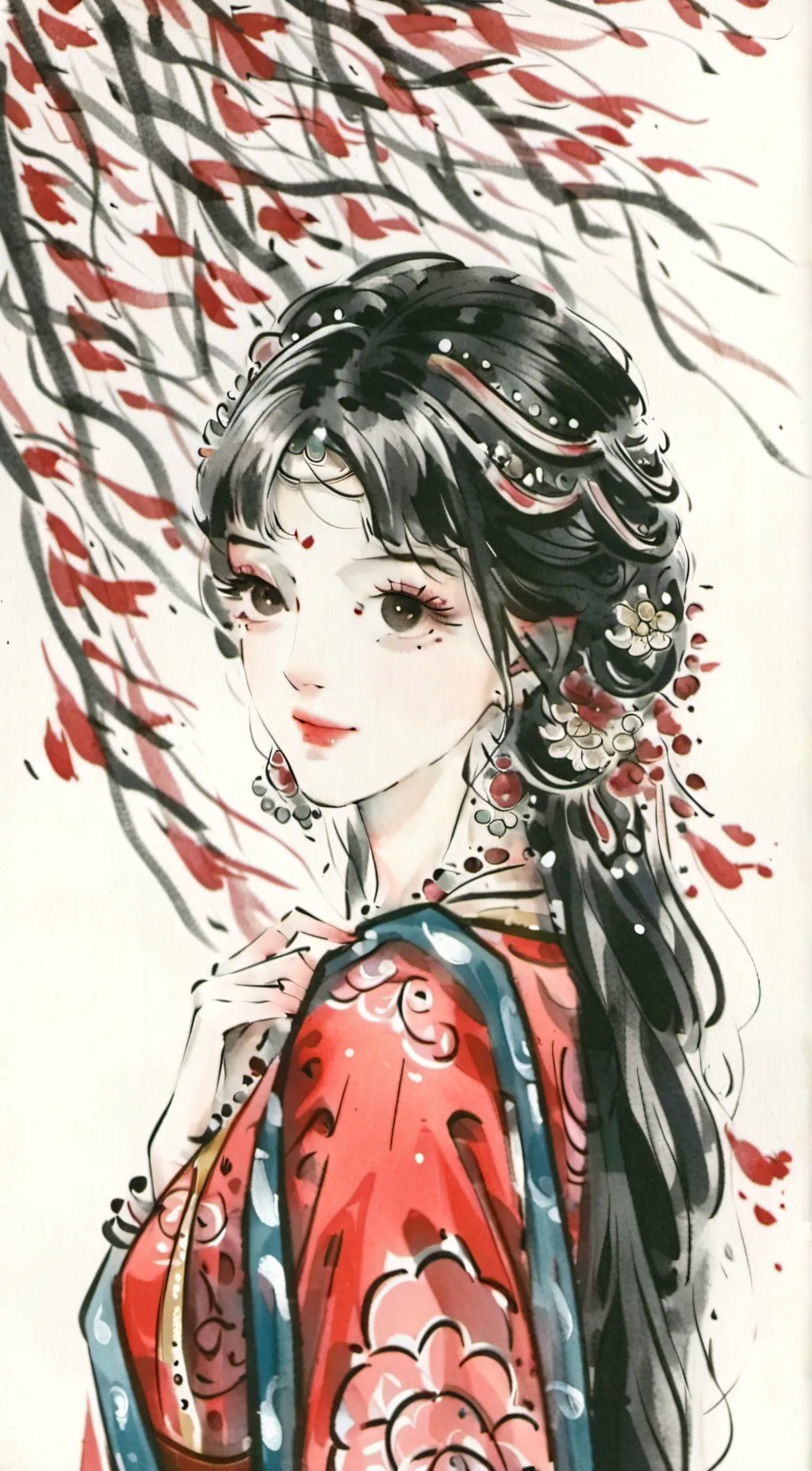 ai character: raven background