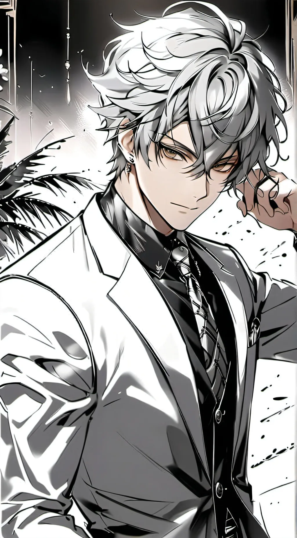 ai character: Len-San  background