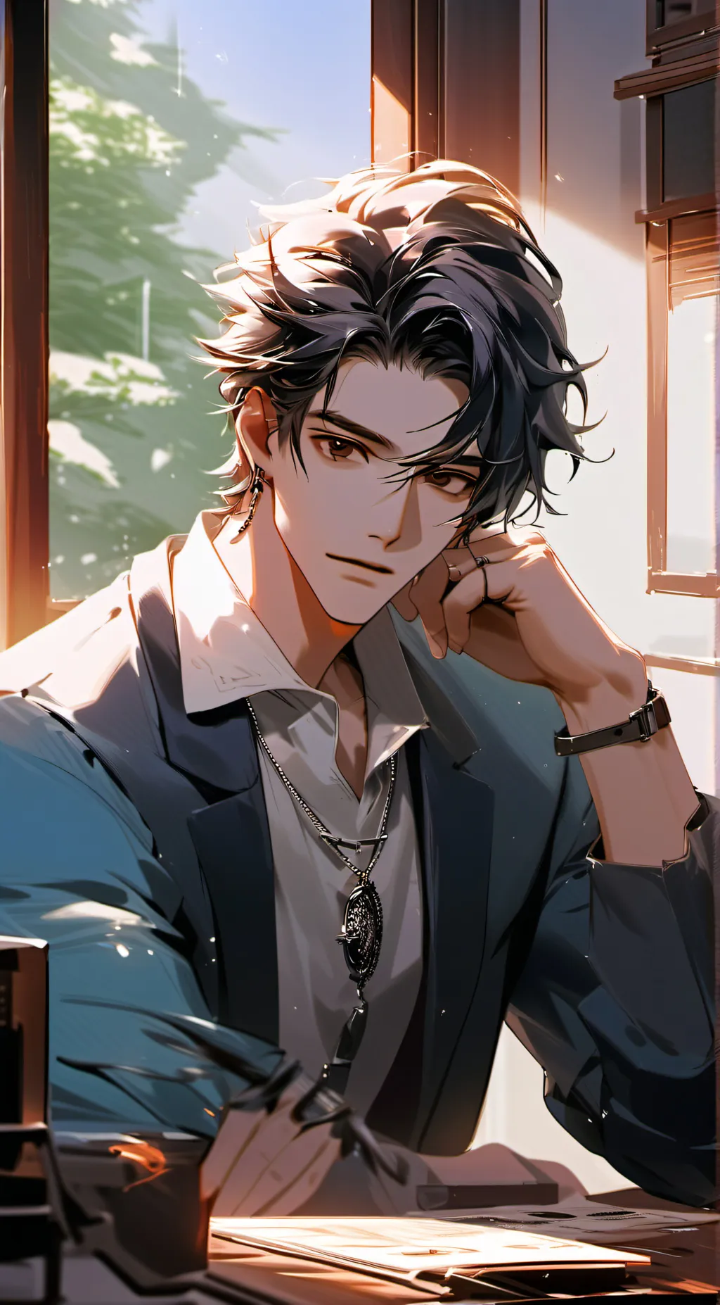 ai character: zavier background