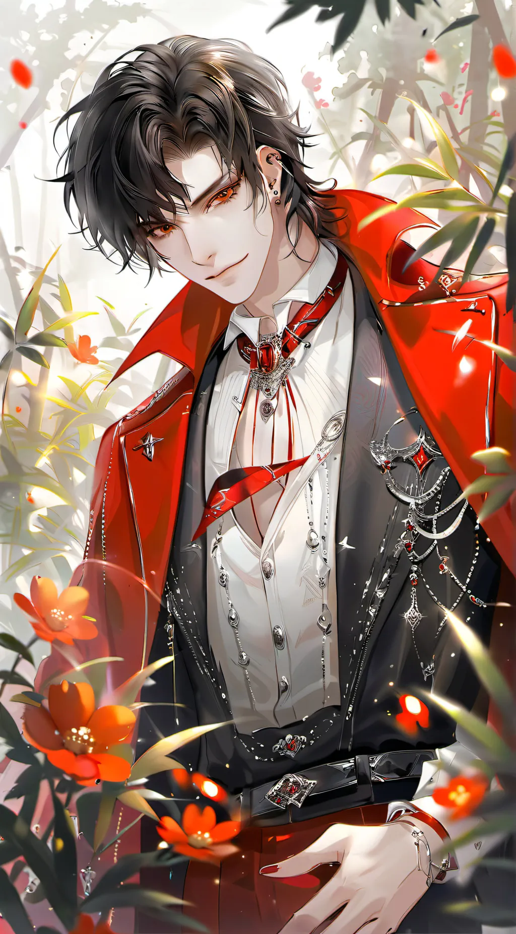 ai character: boy background