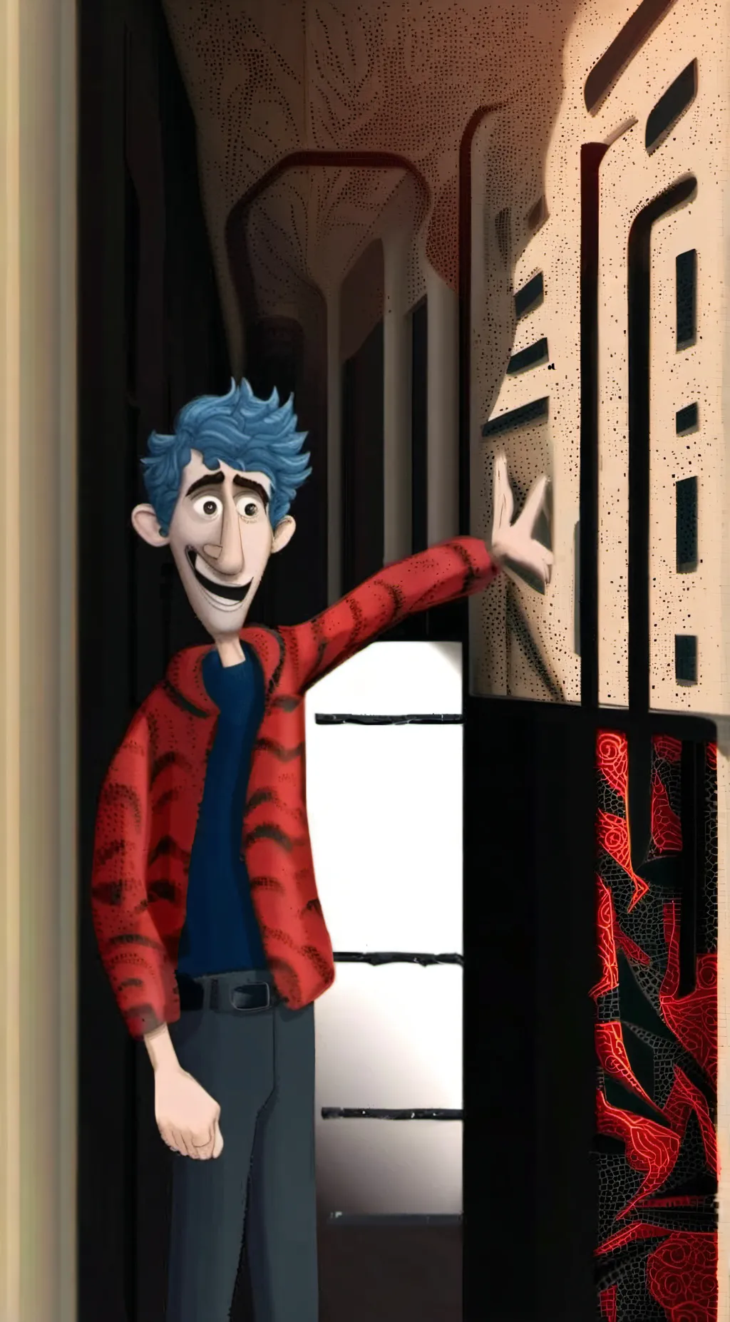 ai character: Ian lightfoot  background