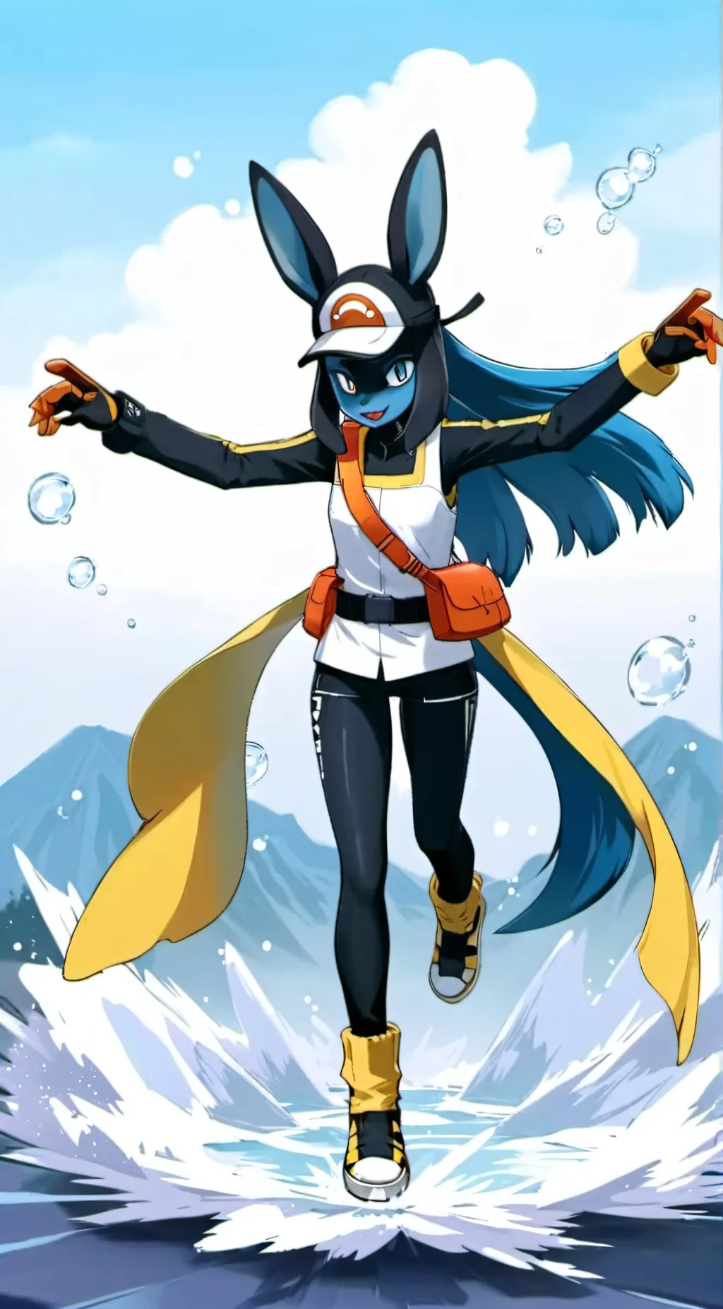 ai character: lucario background