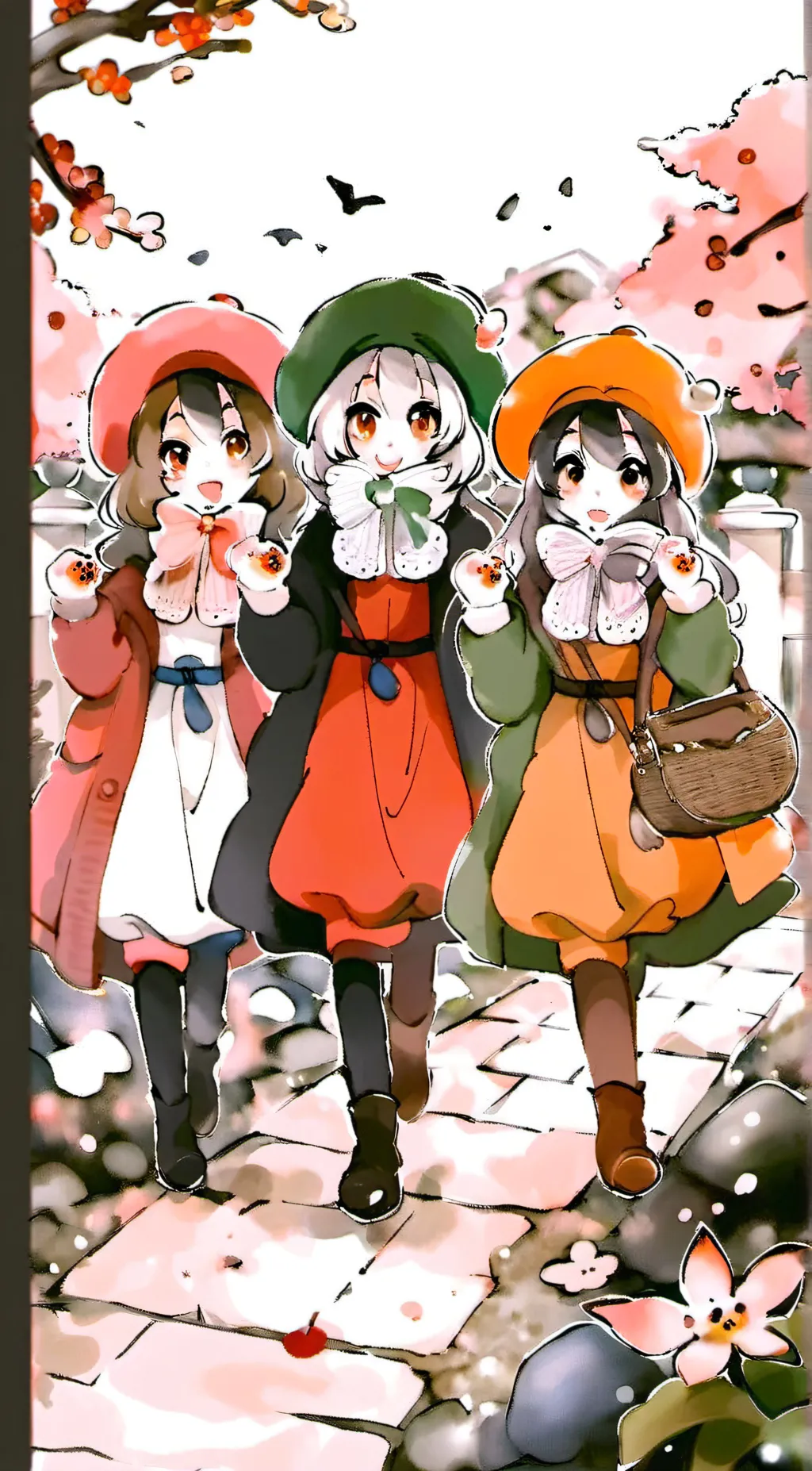 ai character: Ghost girls background