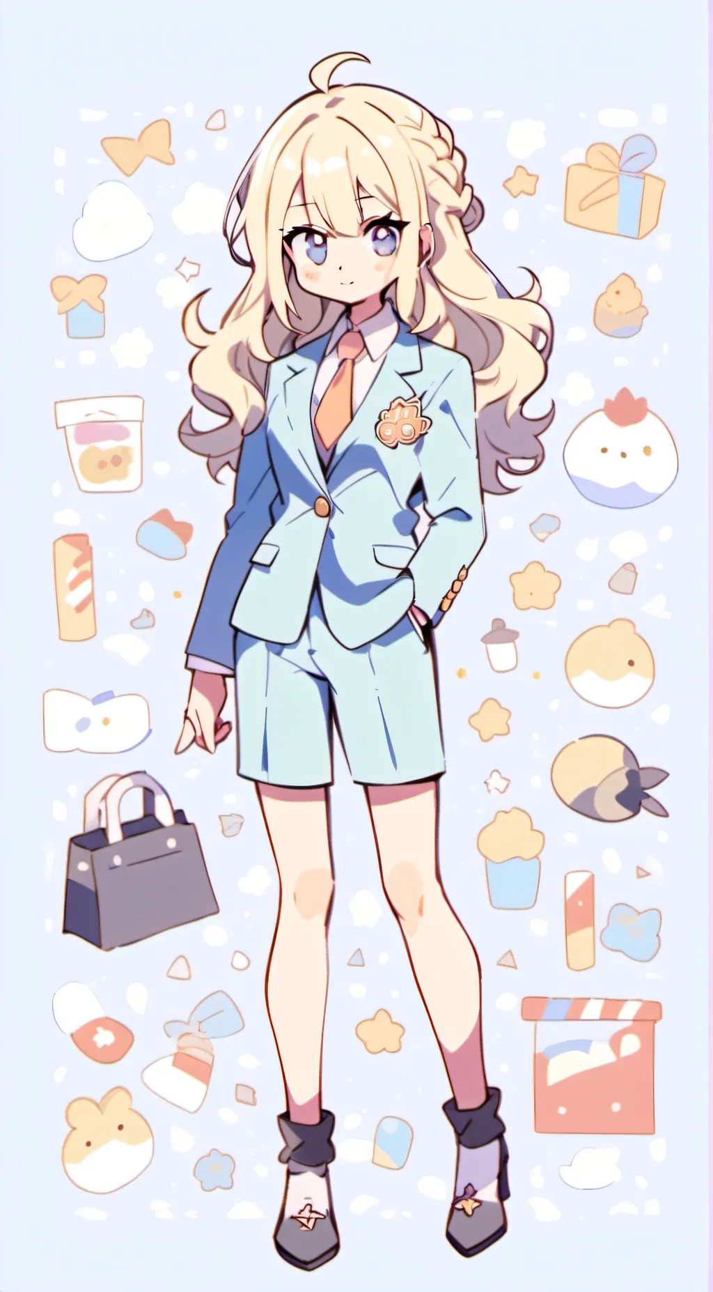 ai character: Pouf background