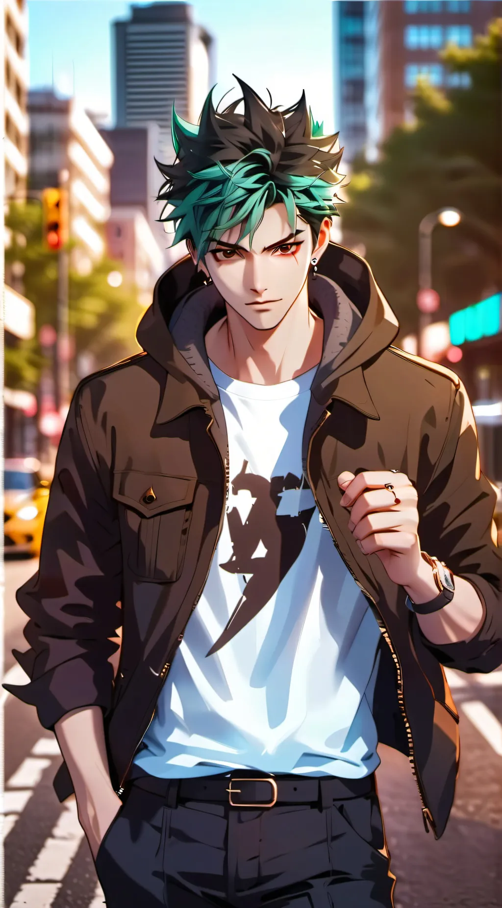 ai character: traitor deku  background