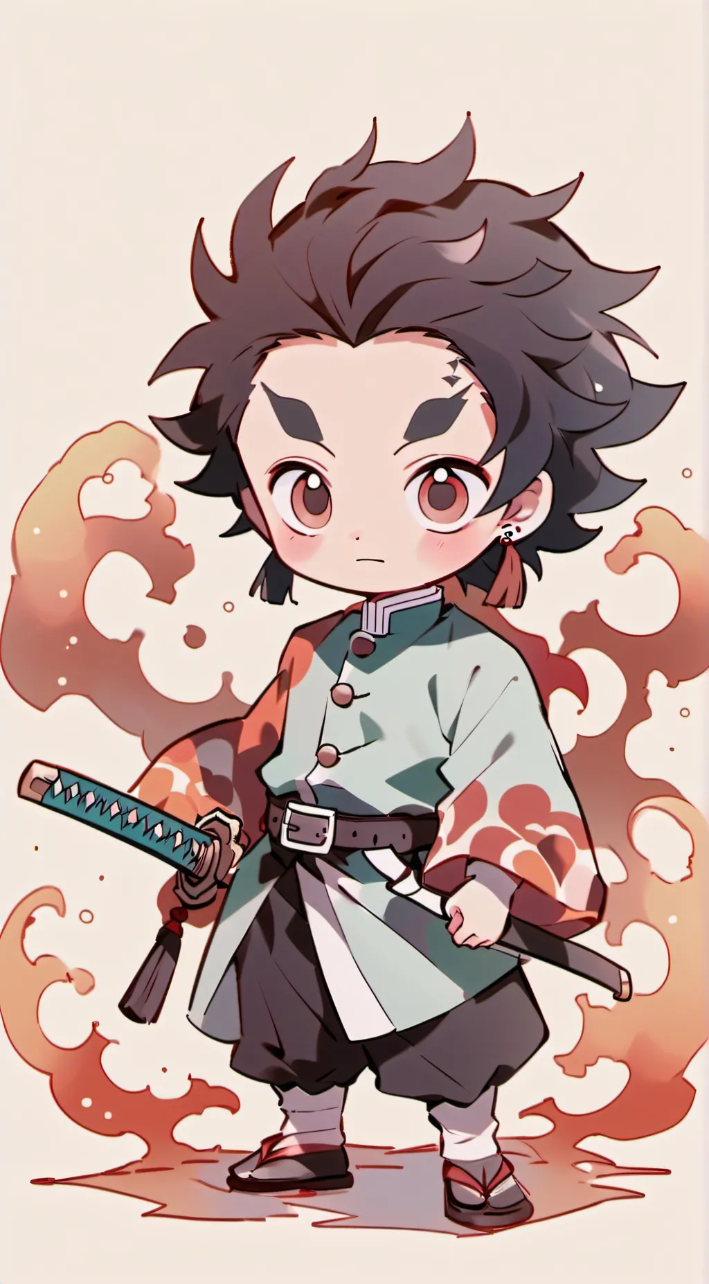 ai character: demon slayer karen background