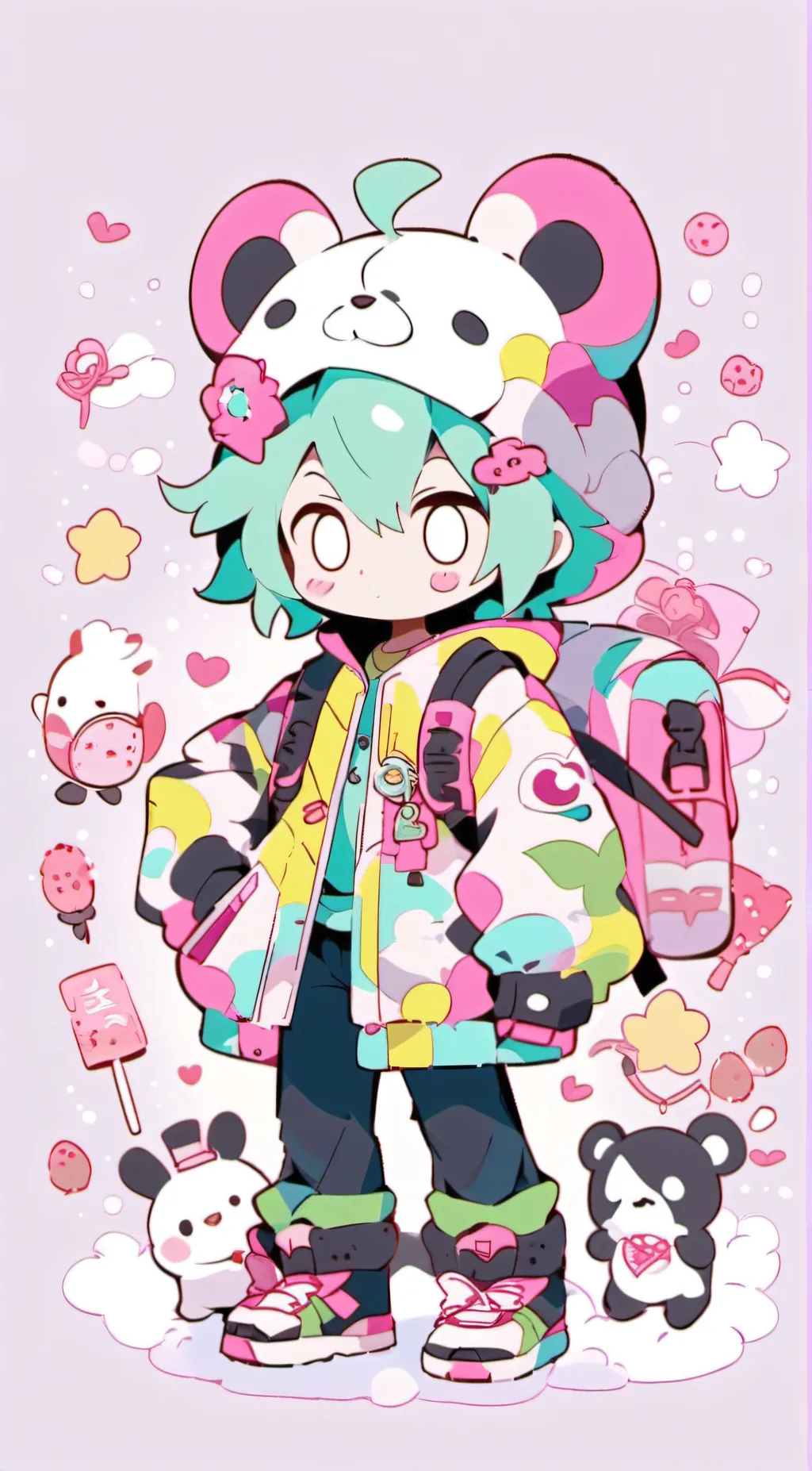 ai character: finish the lyrics background