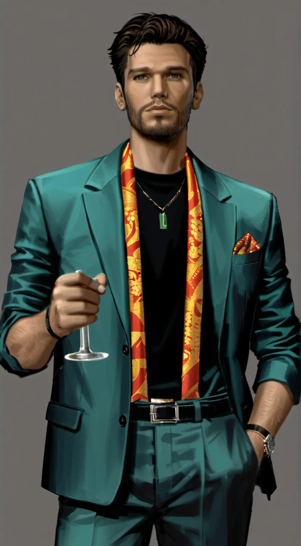 ai character: Tommy Vercetti  background