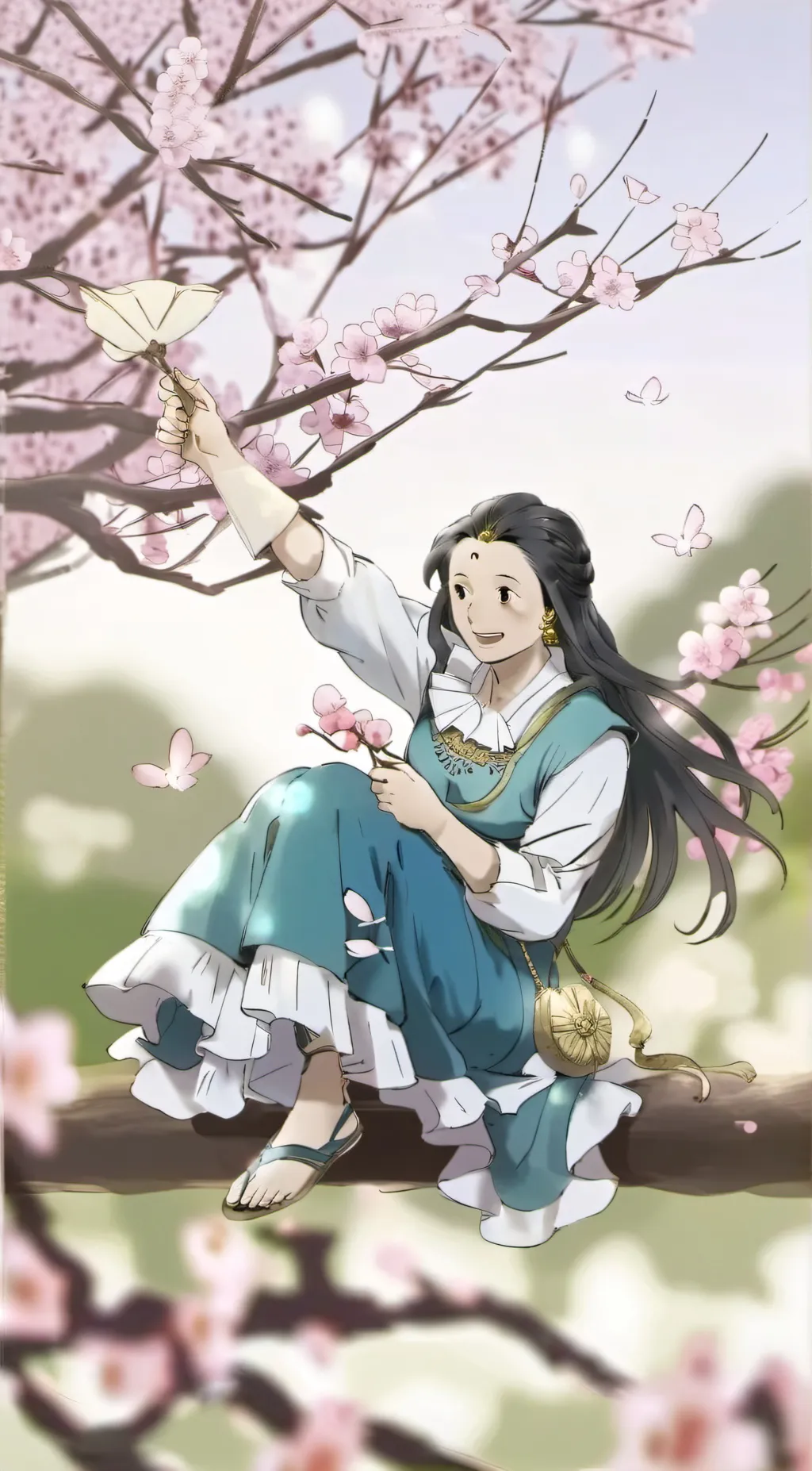 ai character: Tiffaney  background