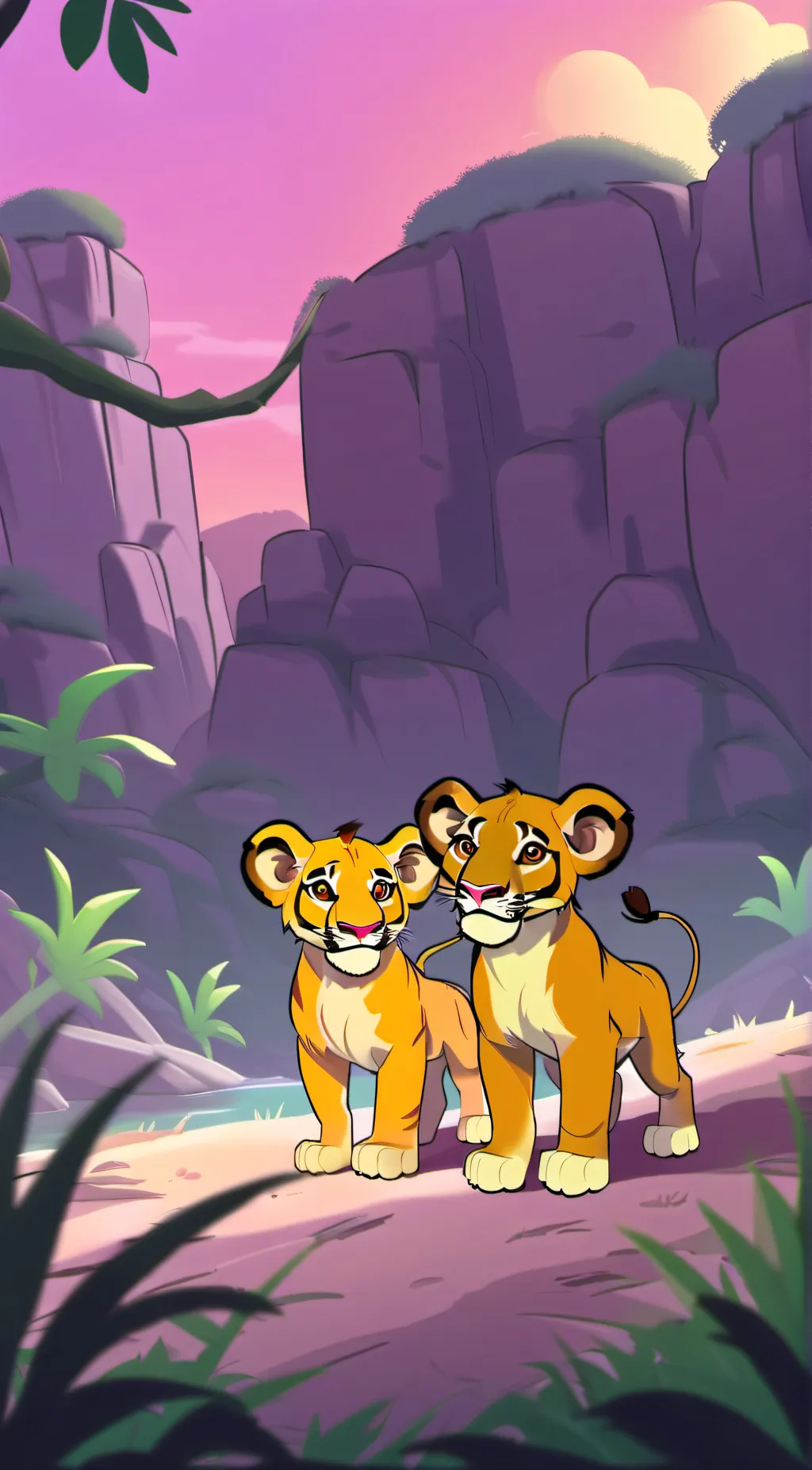 ai character: Lion Guard background