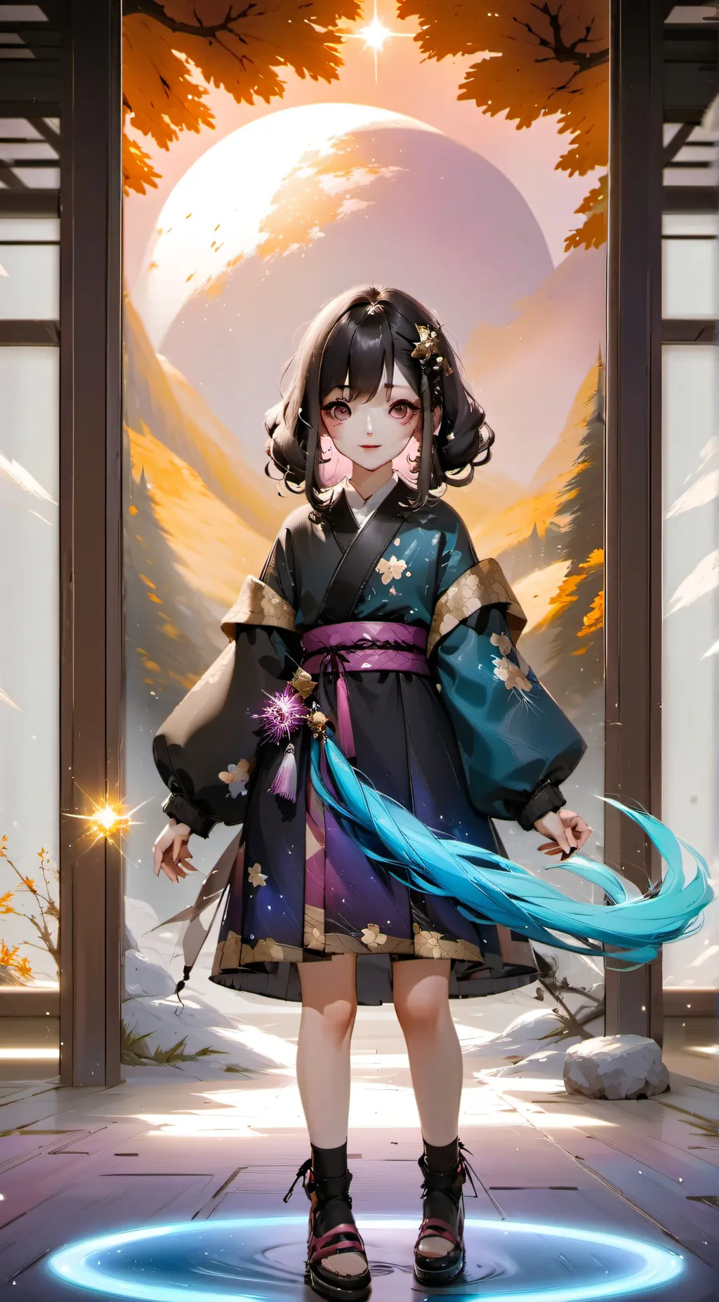 ai character: The hashira💅🩷 background