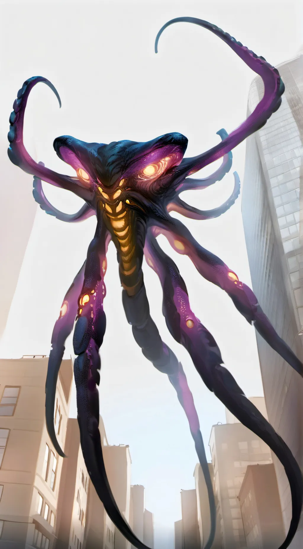 ai character: space parasite background