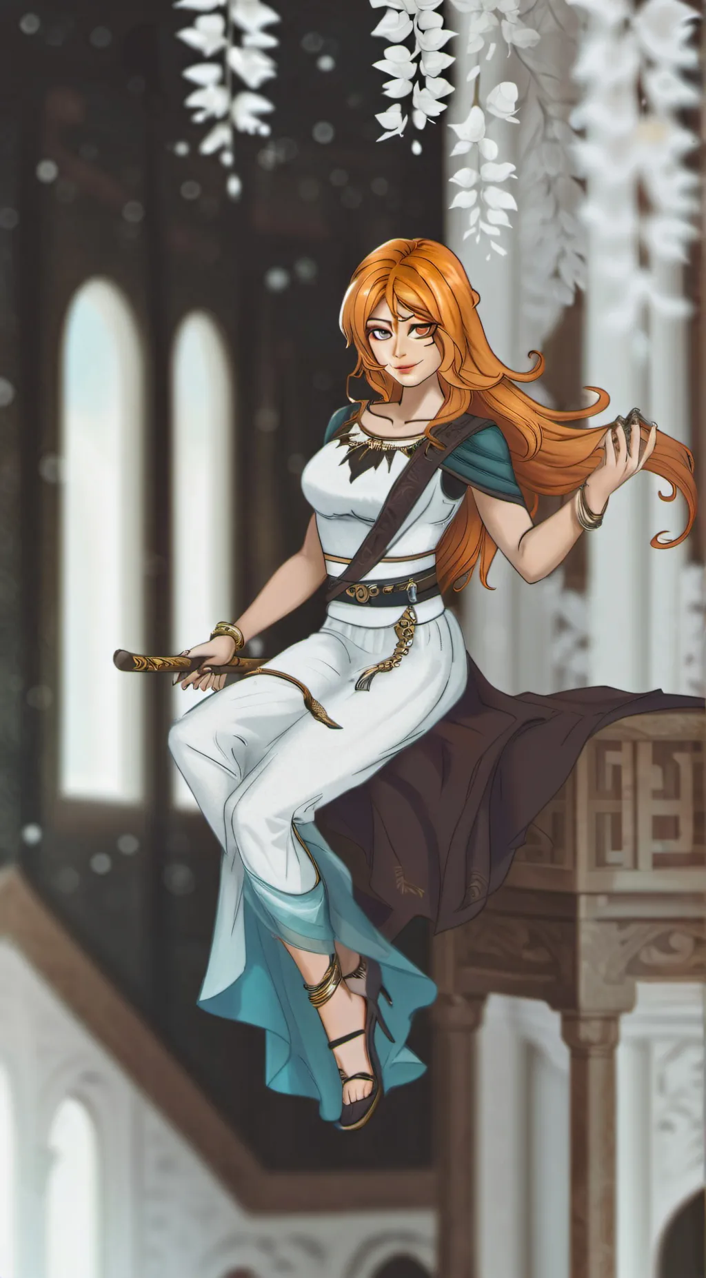 ai character: Lucinda x Aphmau background