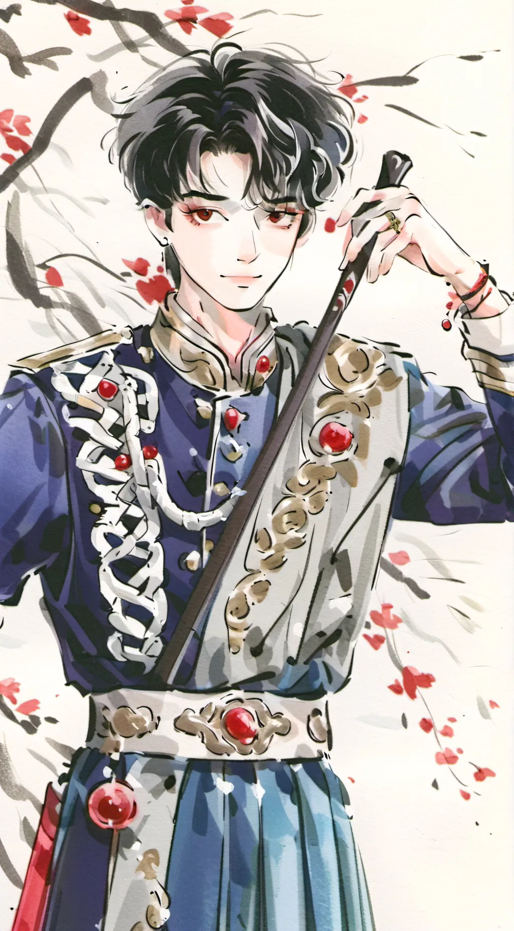 ai character: Levi  background