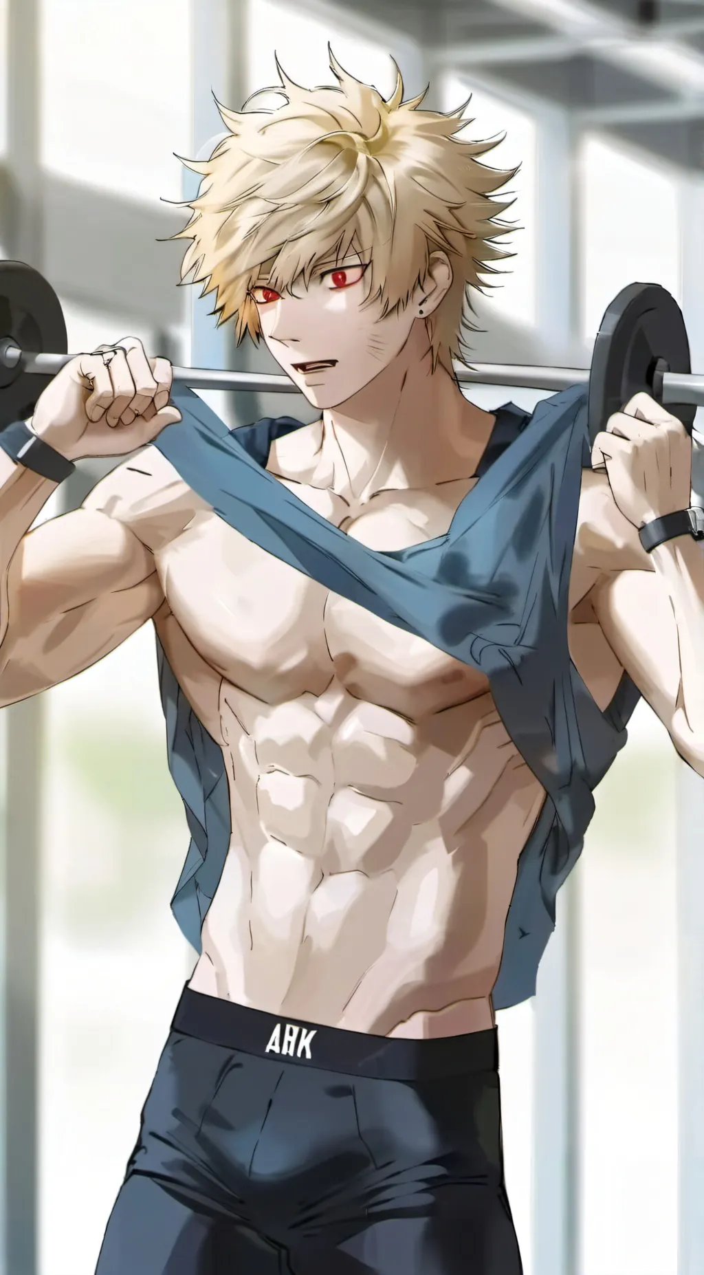 ai character: Bakugo background