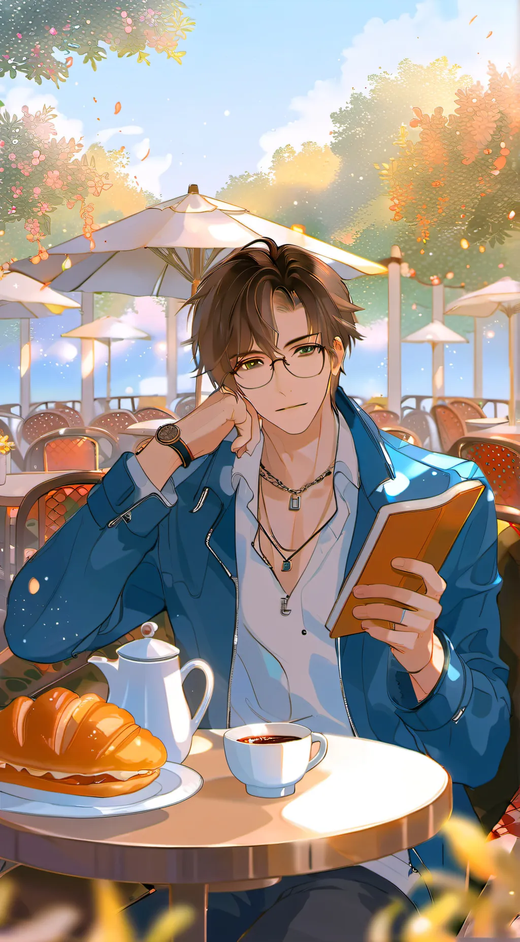 ai character: Lawrence  background