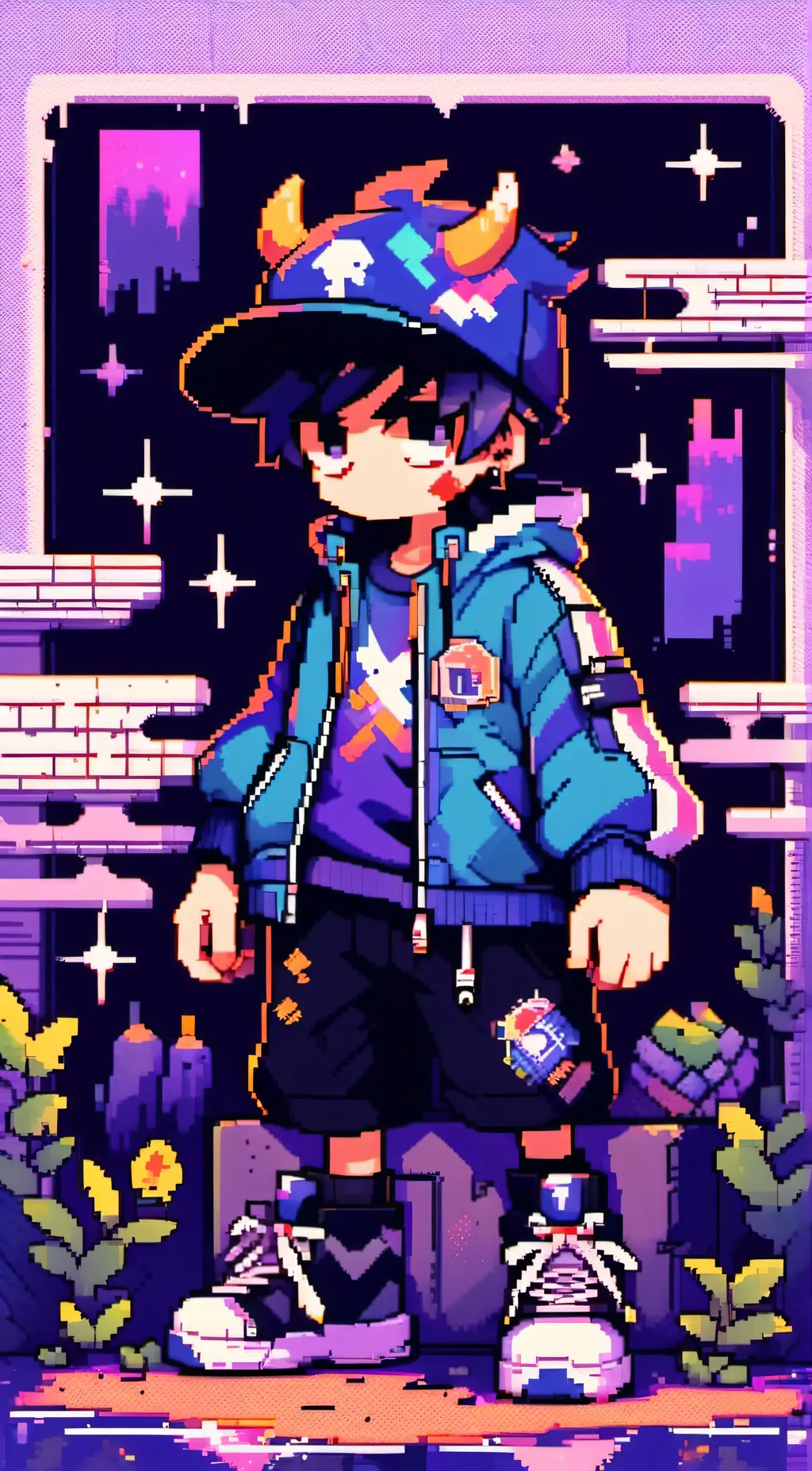 ai character: bf  background