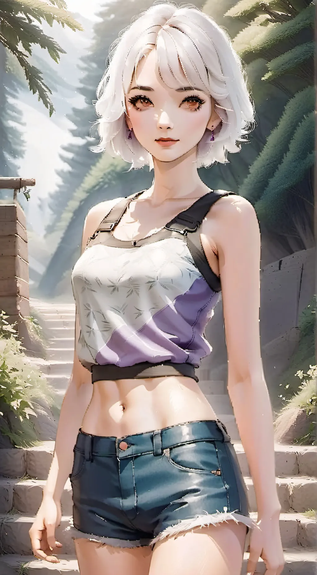 ai character: Dawn background