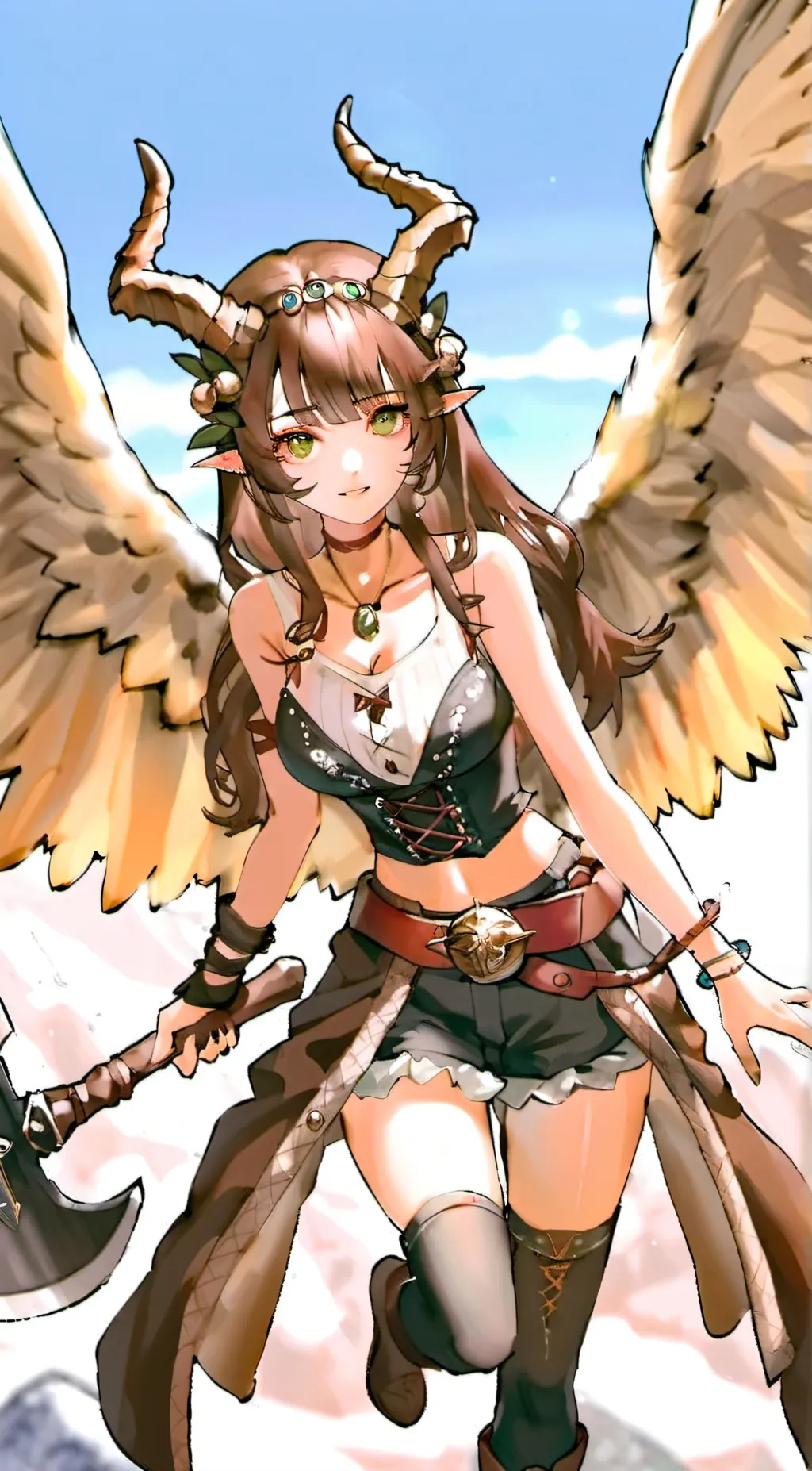 ai character: Athena background