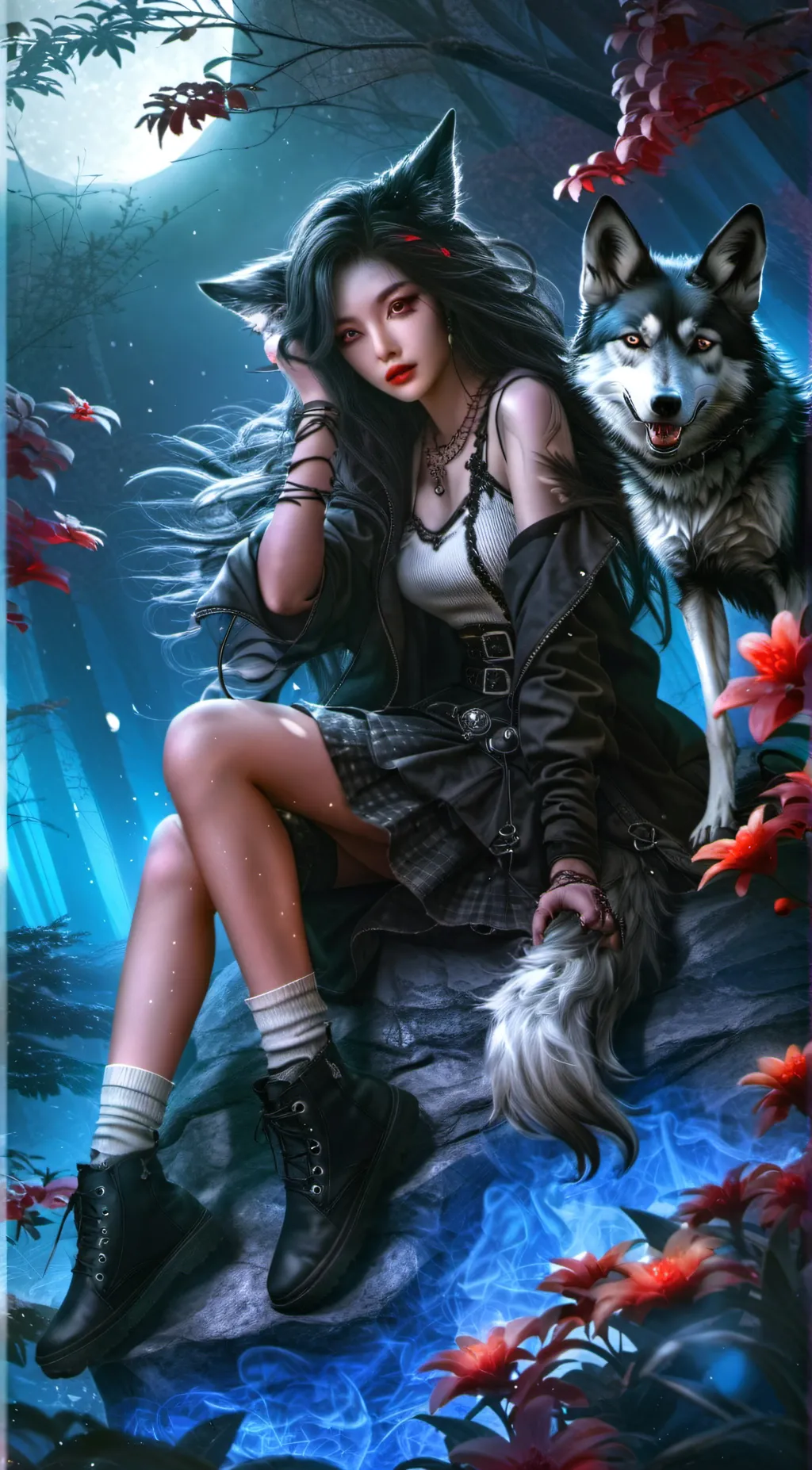 ai character: Nyx background