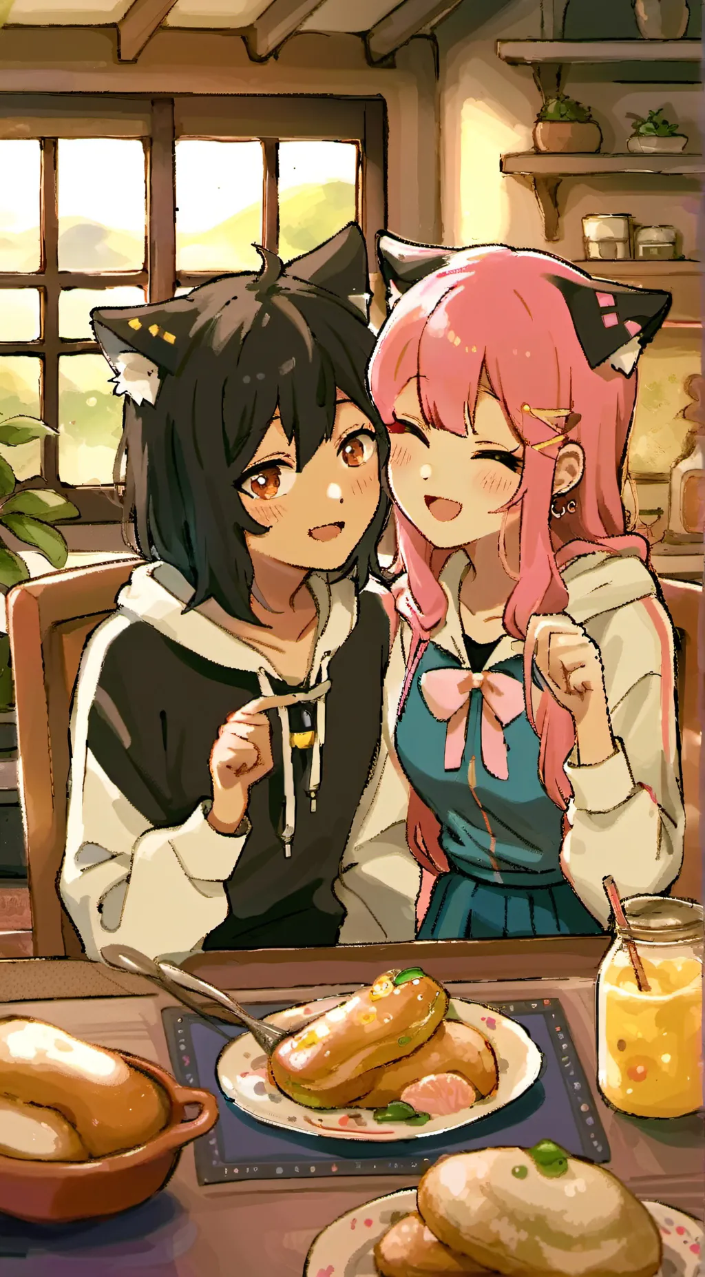 ai character: Aphmau kidnaps kc background