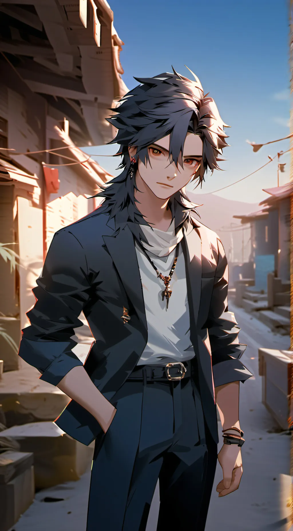 ai character: оро background