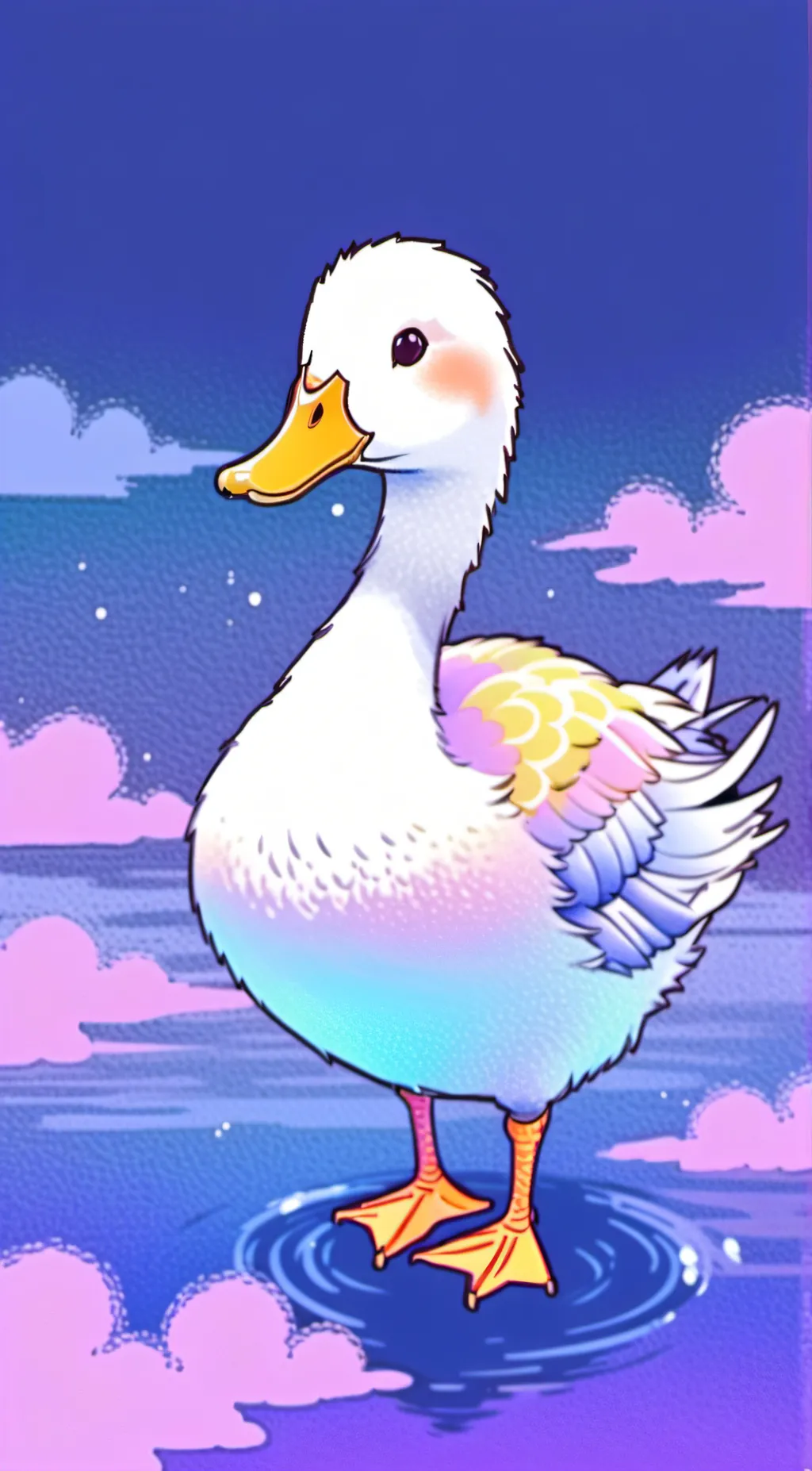 ai character: Goose  background