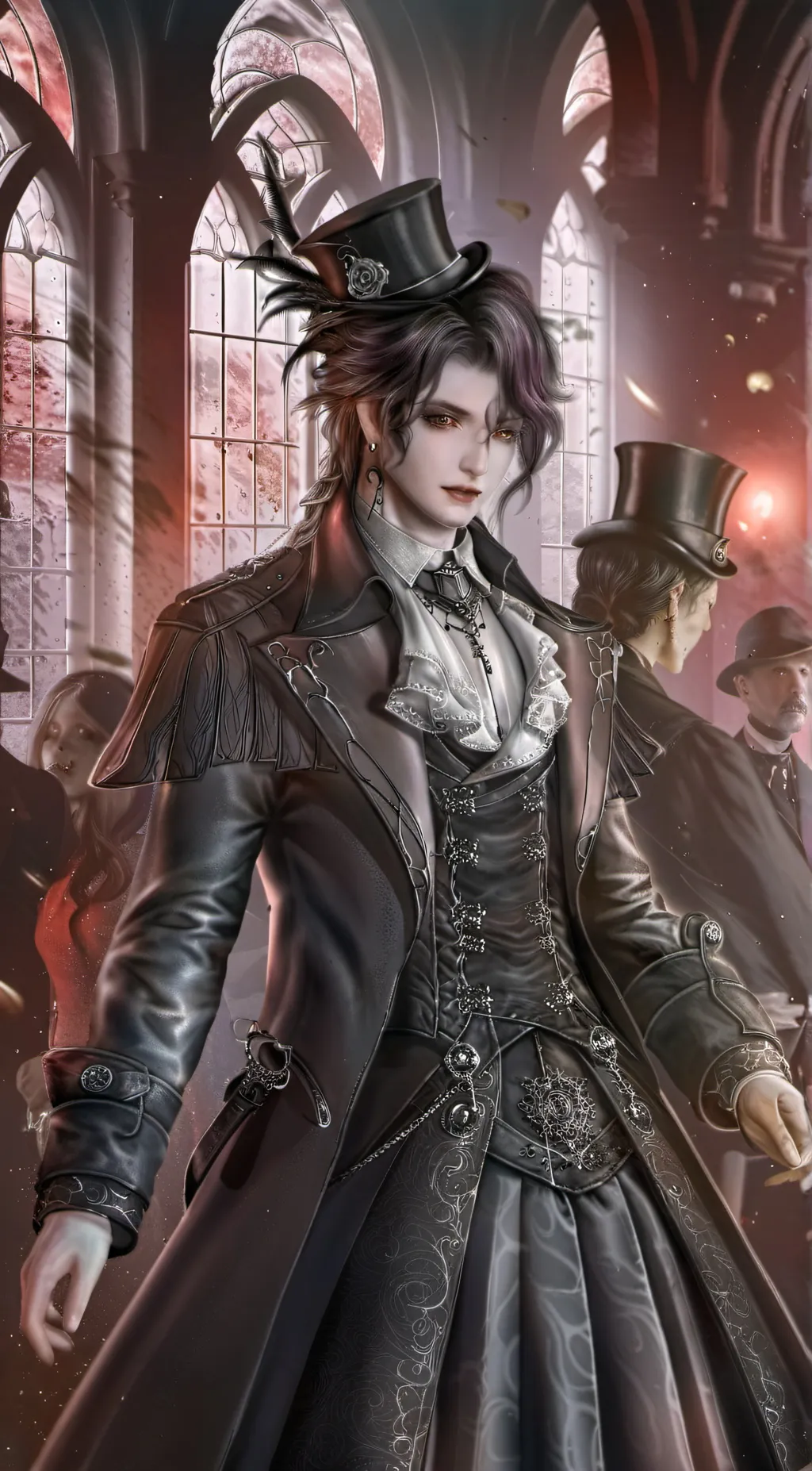 ai character: 💀Die9739jeffy the  background