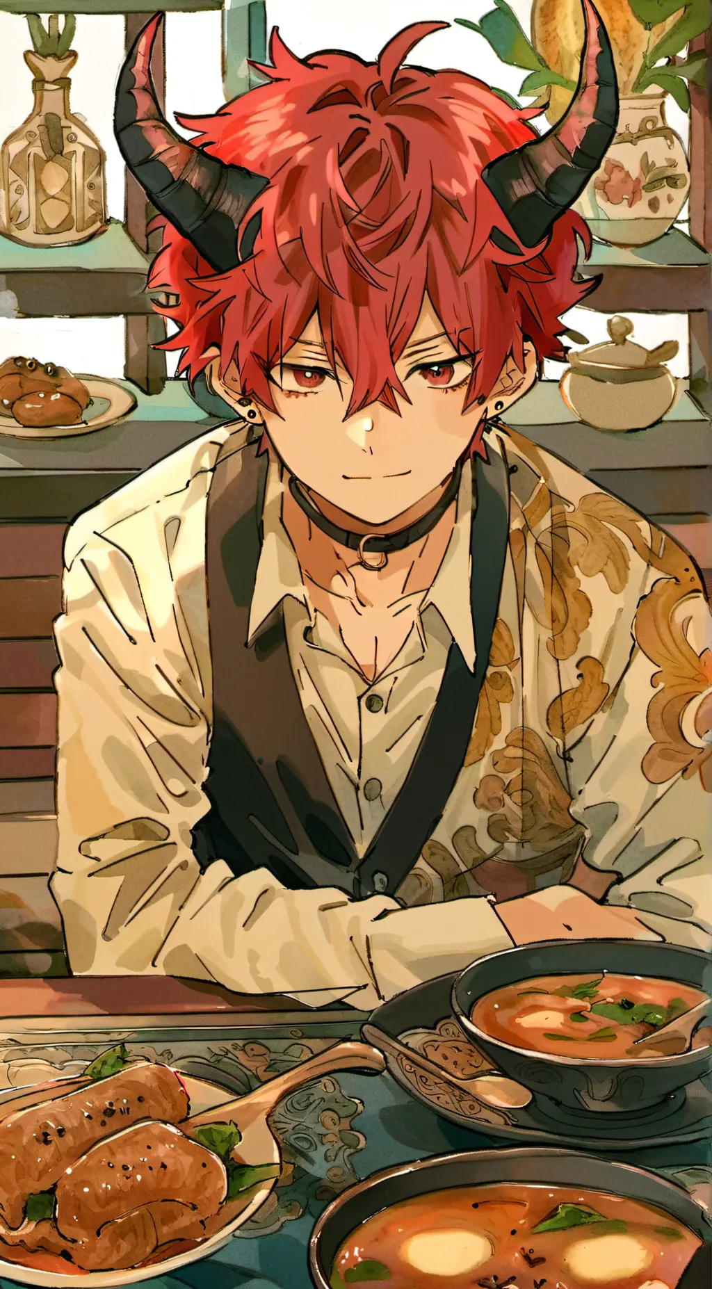 ai character: Xavier  background