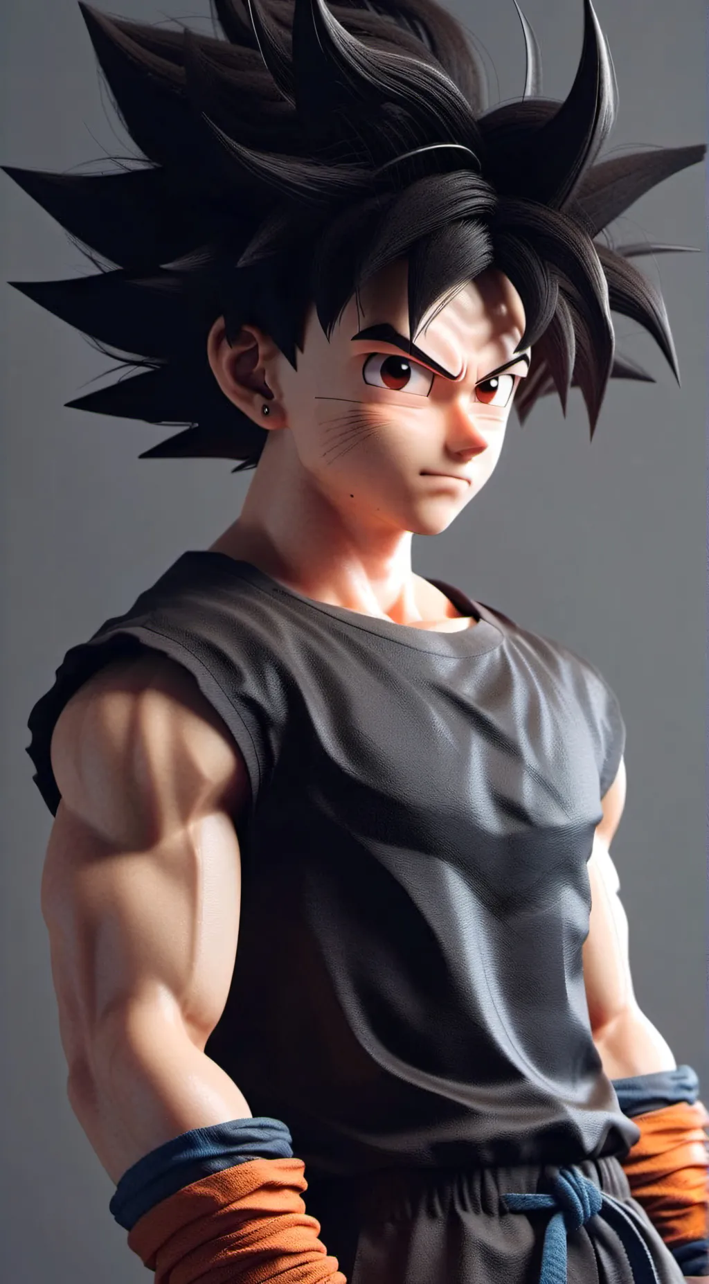 ai character: tui Goku  background