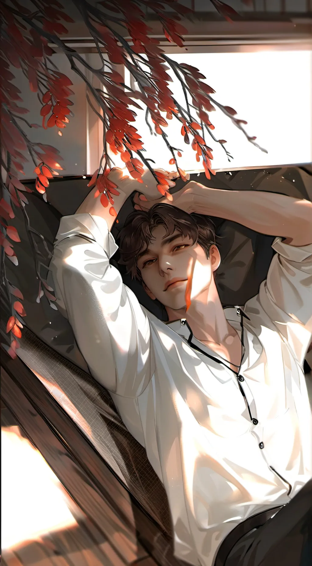 ai character: Reed Crimsons background